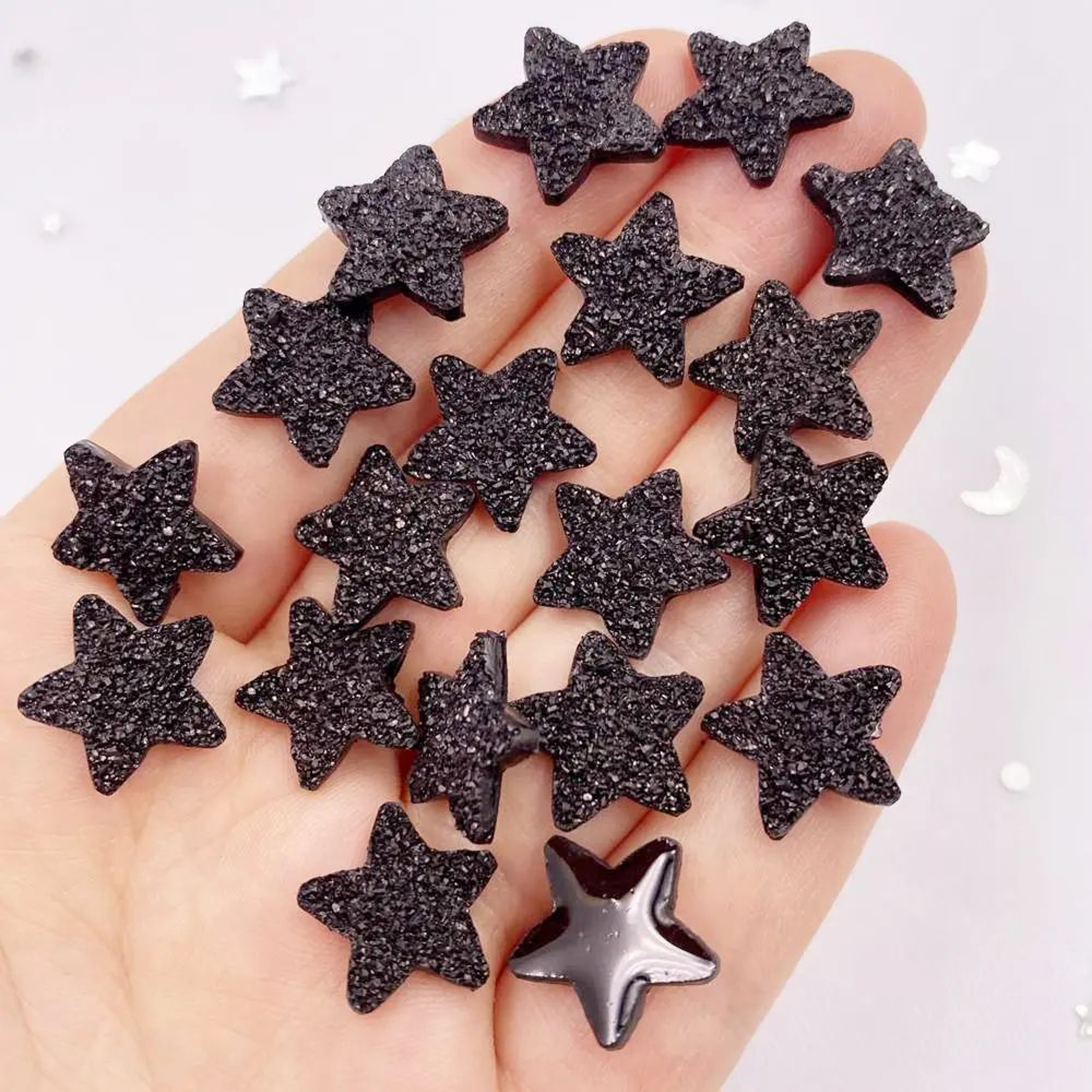 14mm Flatback Resin Stars 50Piece Set For Scrapbooking Wedding Decor And DIY Crafts 5