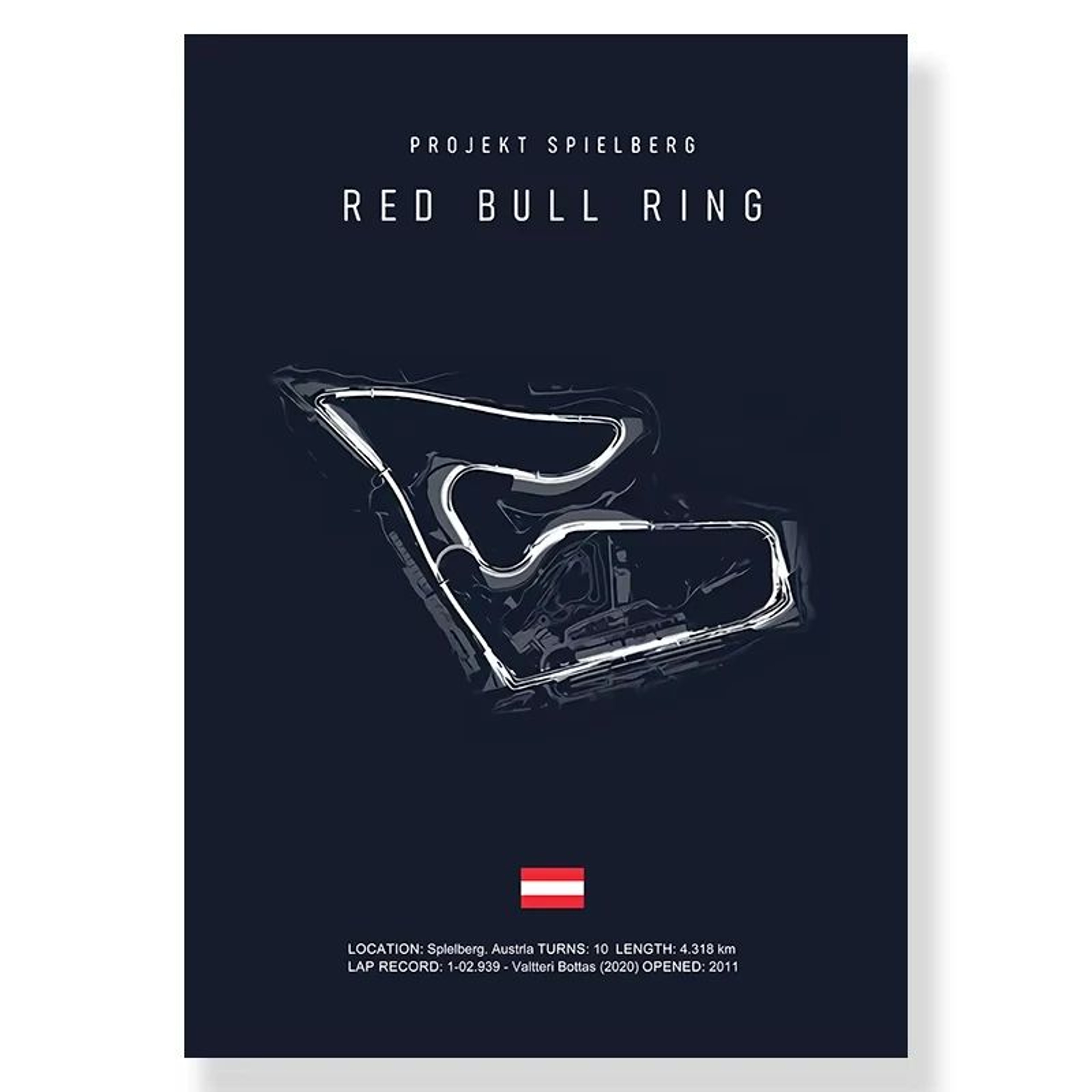 Formula 1 Race Track Canvas Wall Art  Minimalist F1 Circuit Decor For Home  Office 7