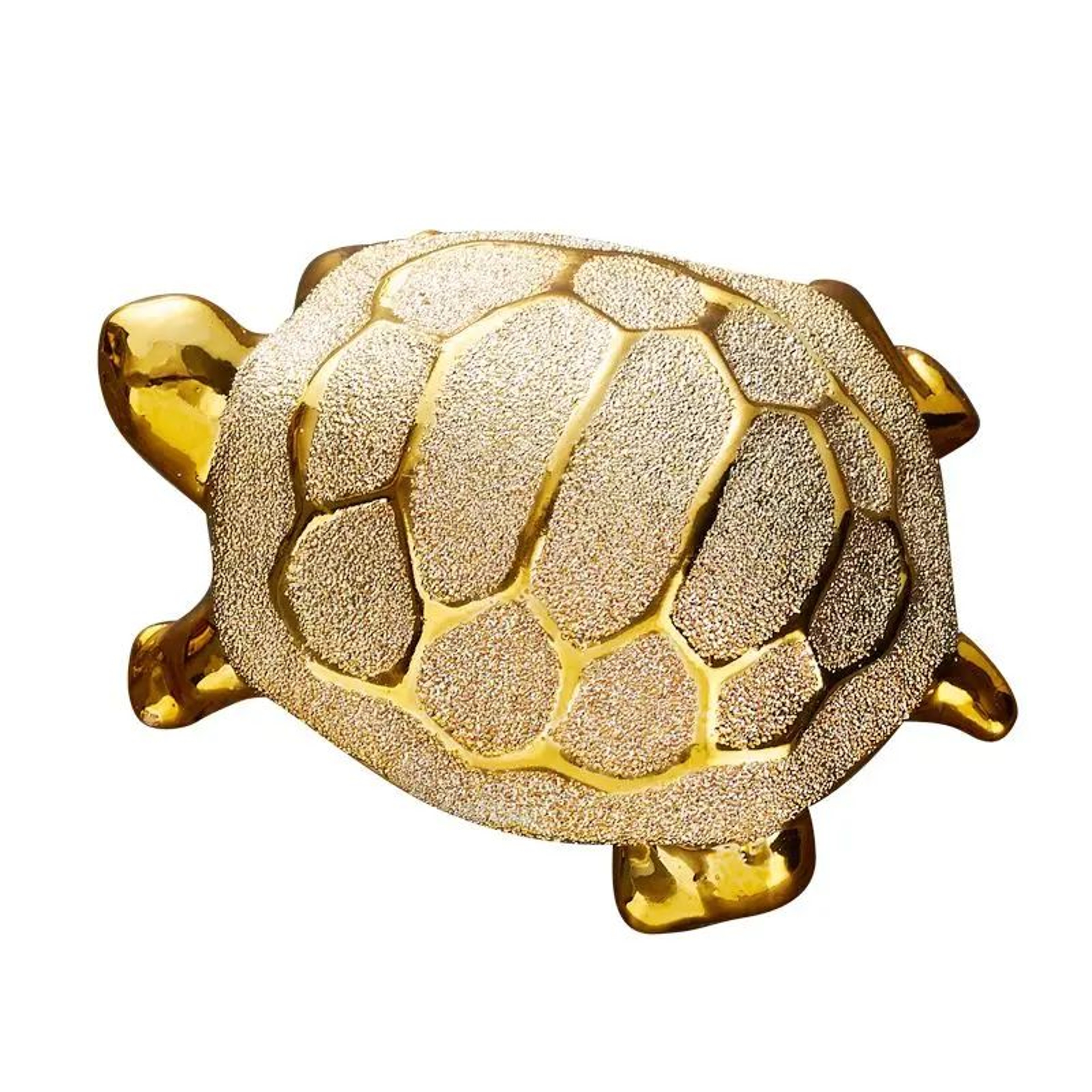 Lucky Gold Ceramic Turtle Figurine For Desk And Home Decor 7