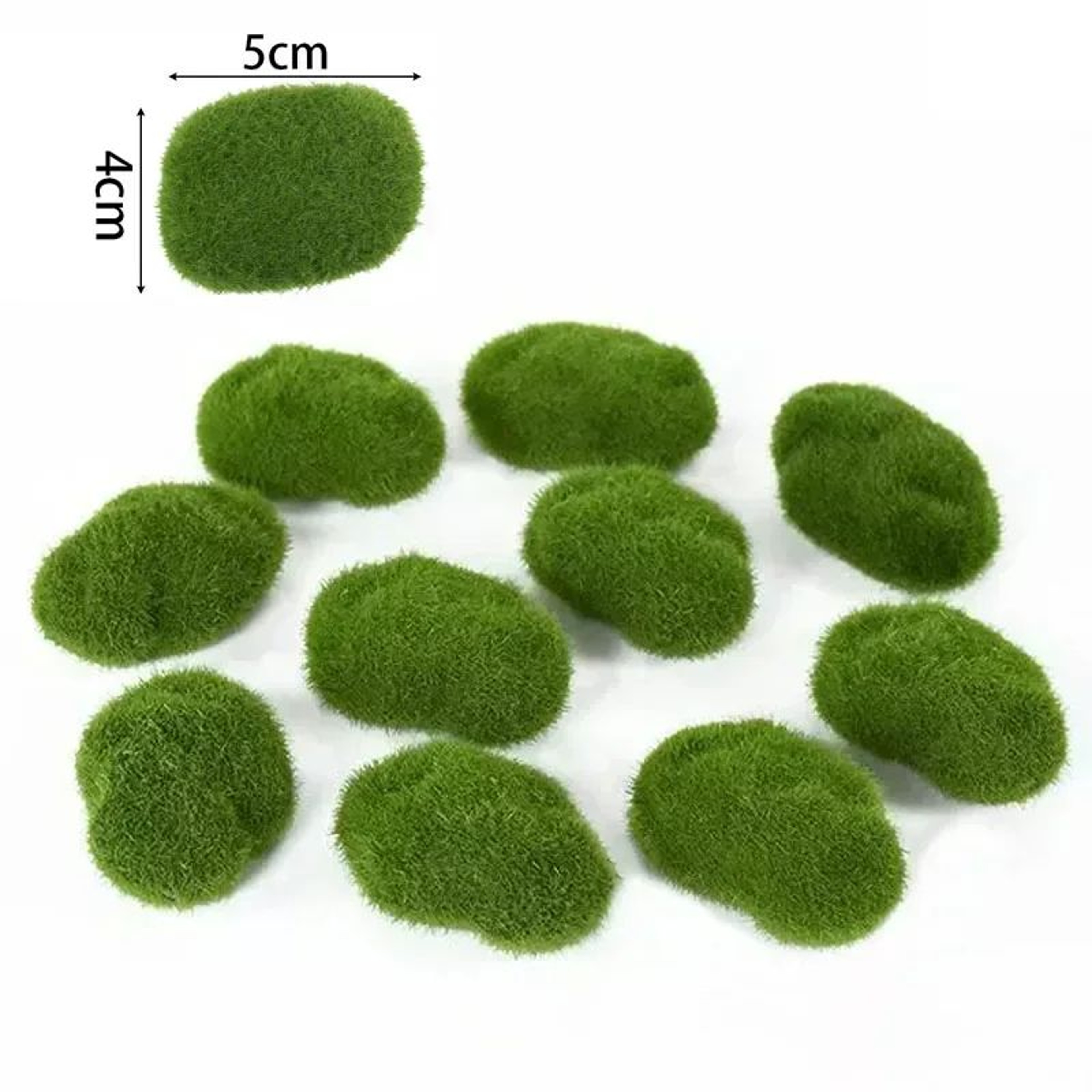 MossStone Decorative Artificial Moss Rocks For Pots Terrariums  Fairy Gardens 6