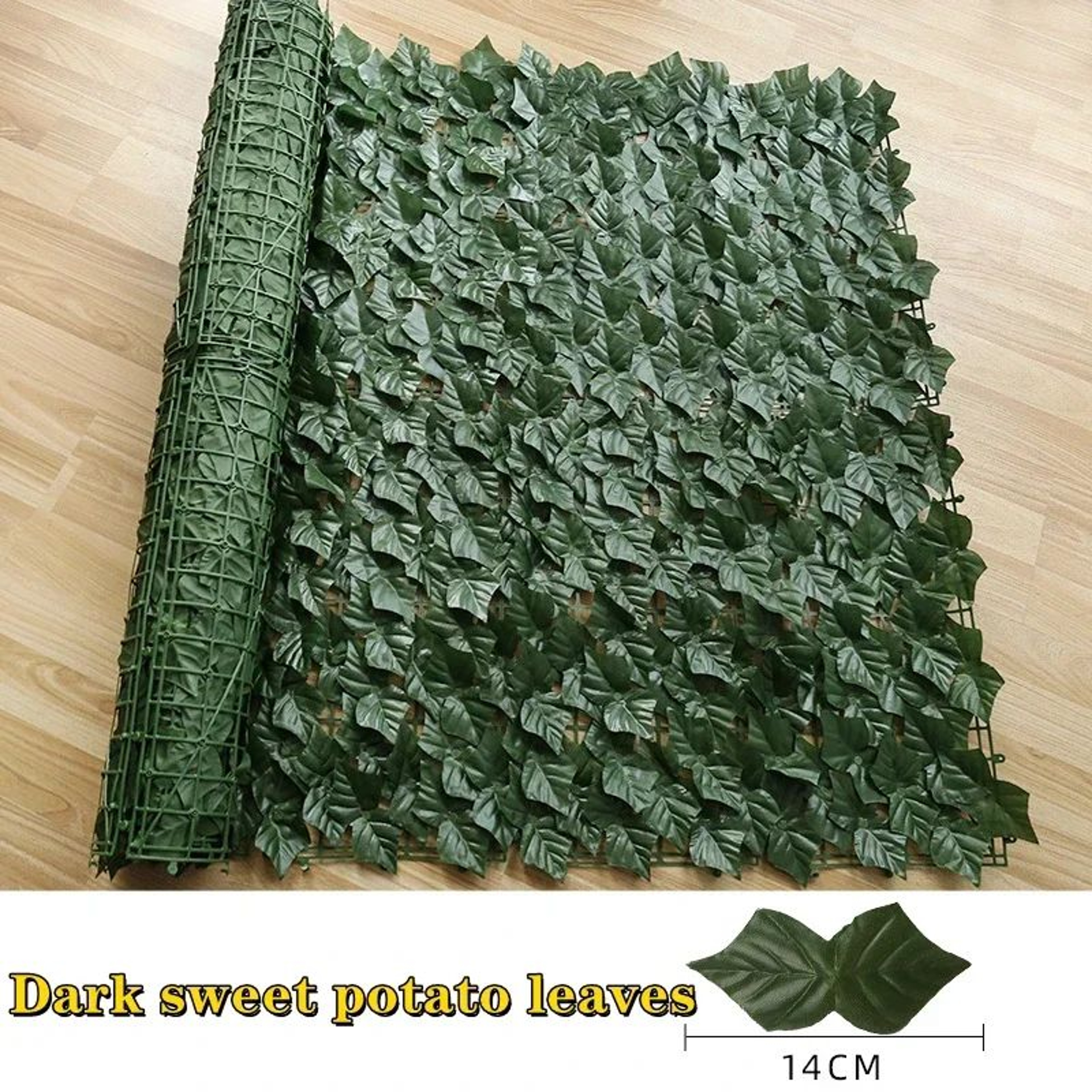 Evergreen Faux Ivy Privacy Screen Artificial Leaf Fence For Balcony And Backyard 9