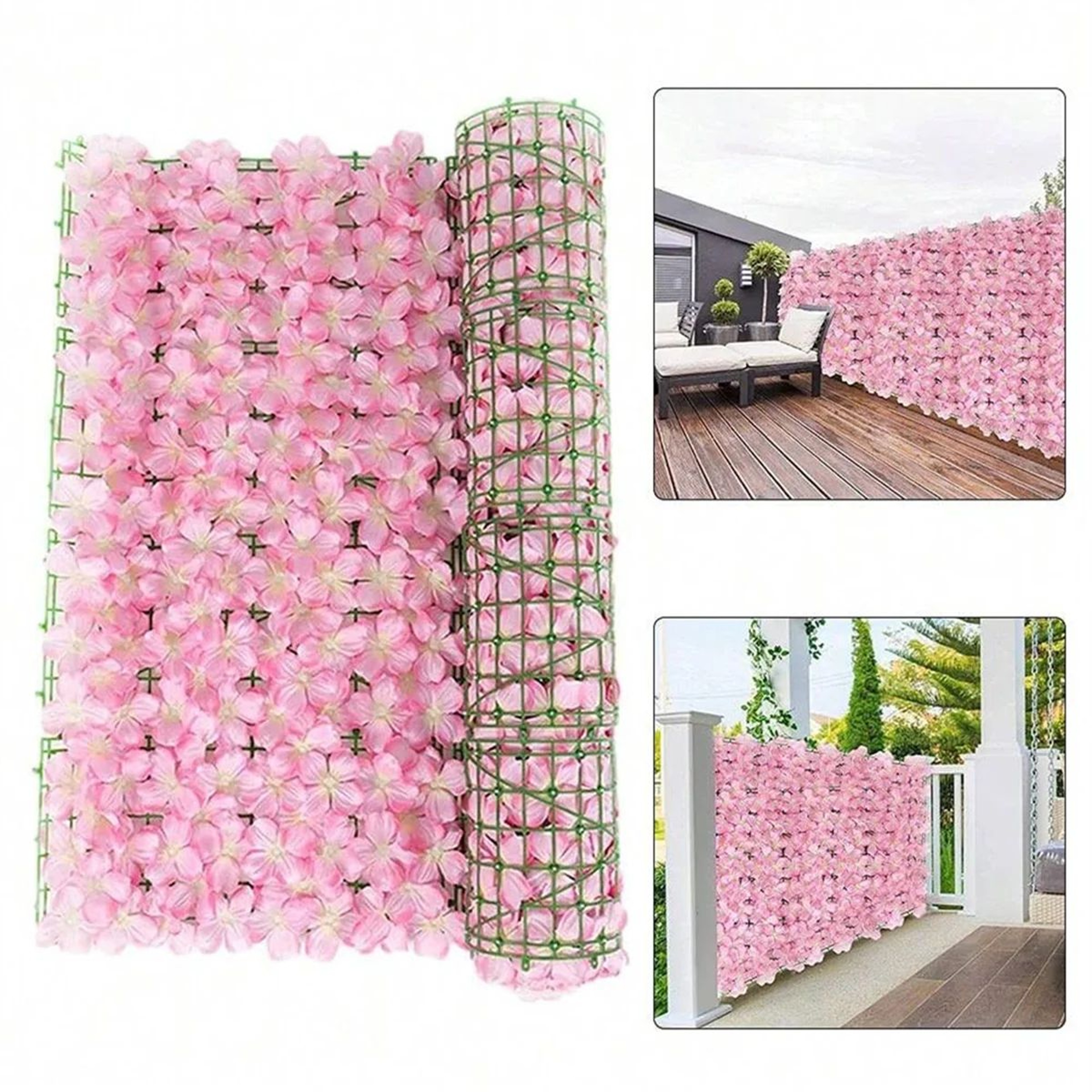 BloomGuard Expandable Ivy Fence Privacy Screen 0