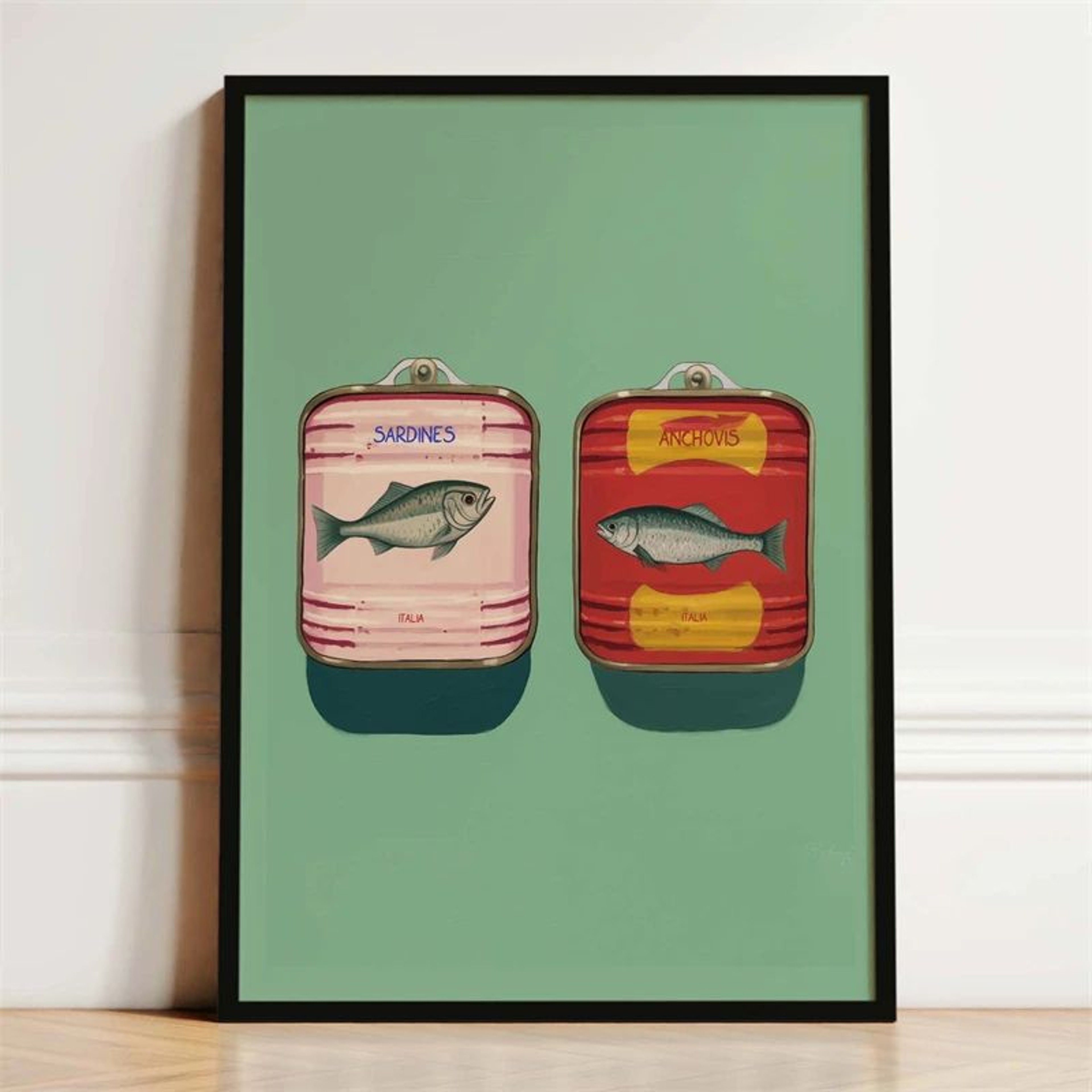 French Breakfast Oyster  Lemon Wine Canvas Print For Kitchen And Dining Room 10