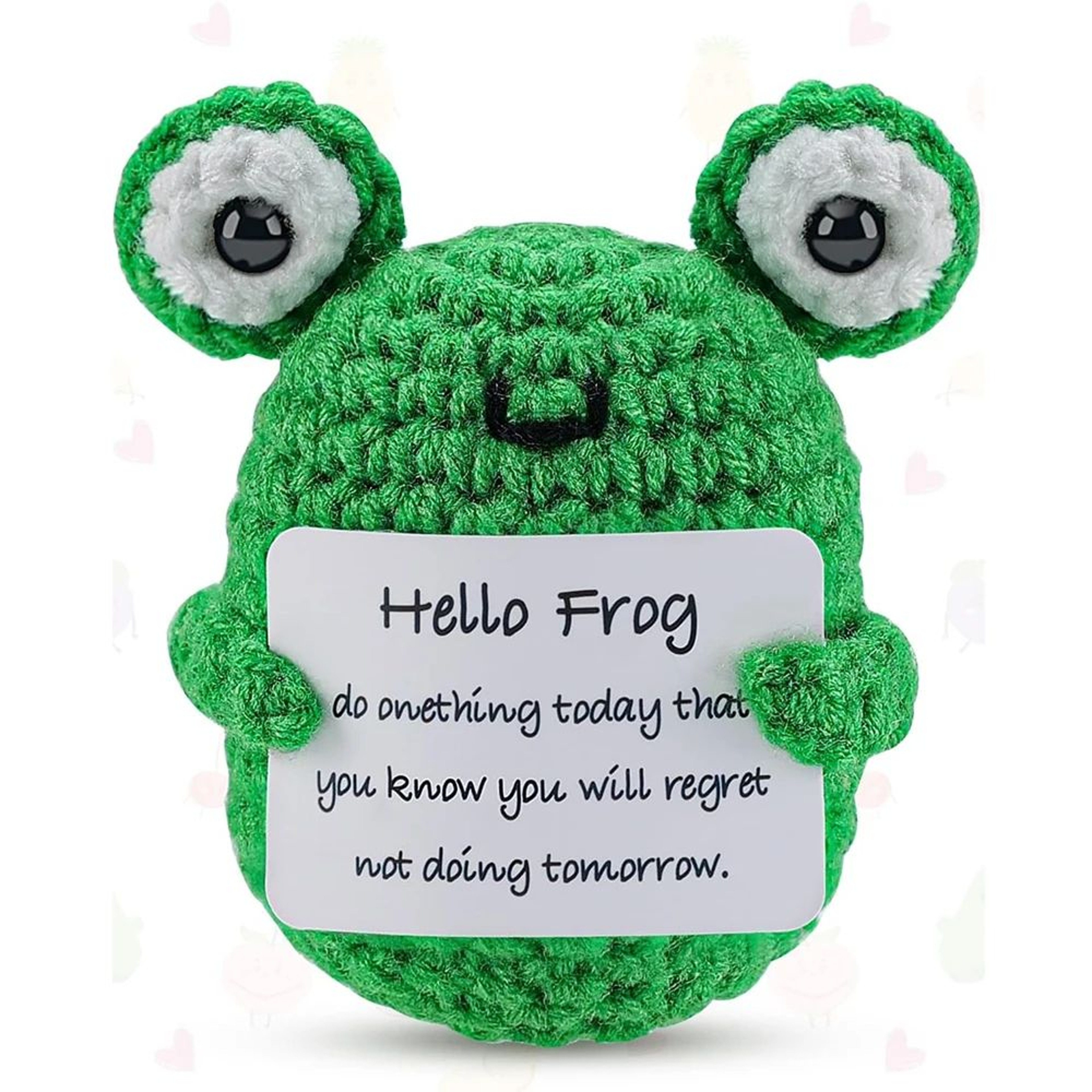 Cozy Comfort Crochet Buddy  Mini Emotional Support Plush Decor 14