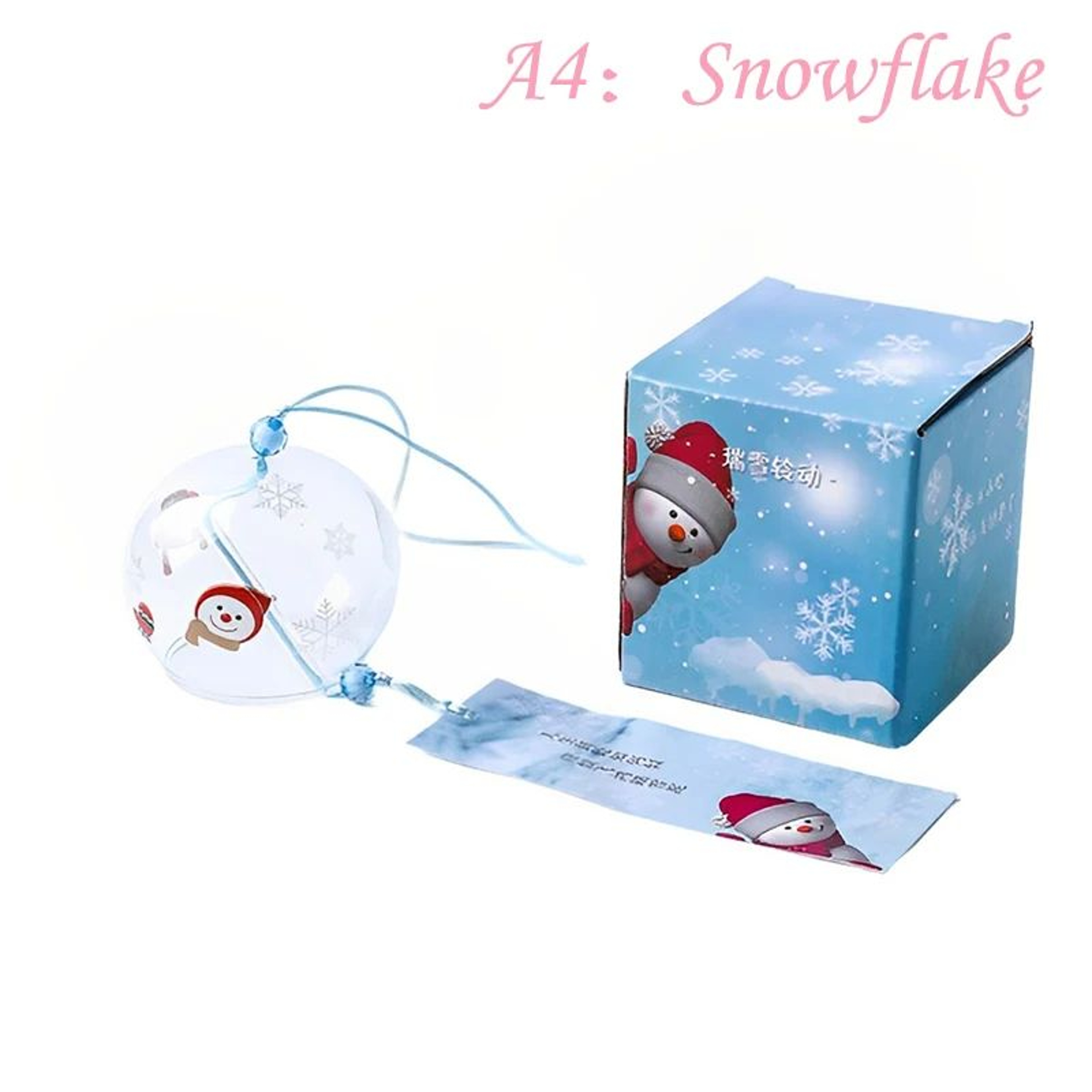 Sakura Serenity Japanese Wind Chime  Handmade Glass Furin Bell For Calm Outdoor Decor 15