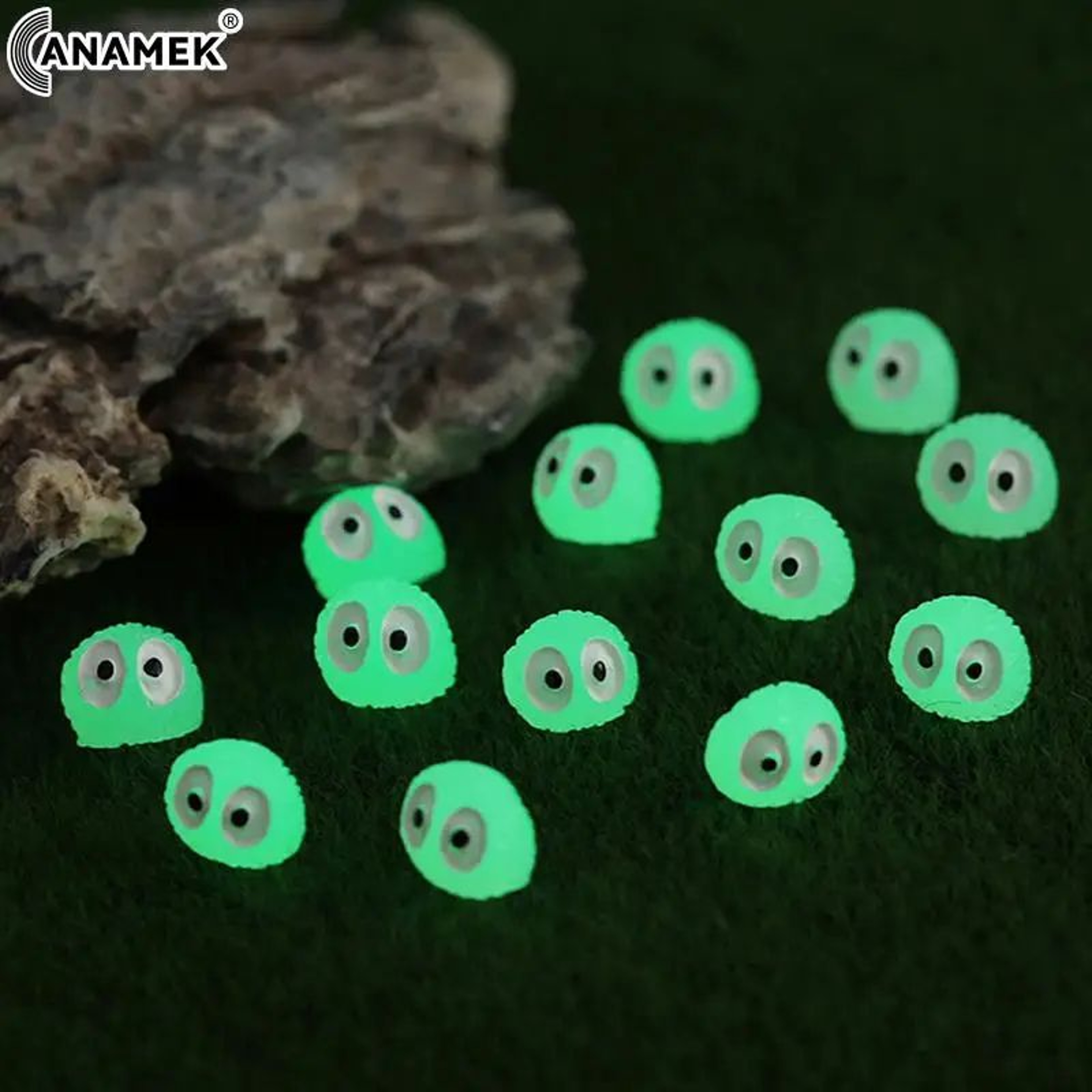 Studio Ghibli Miniature Glowing Dust Sprite Set  Kawaii Room Decor  Fairy Garden Ornaments 10pcs 0