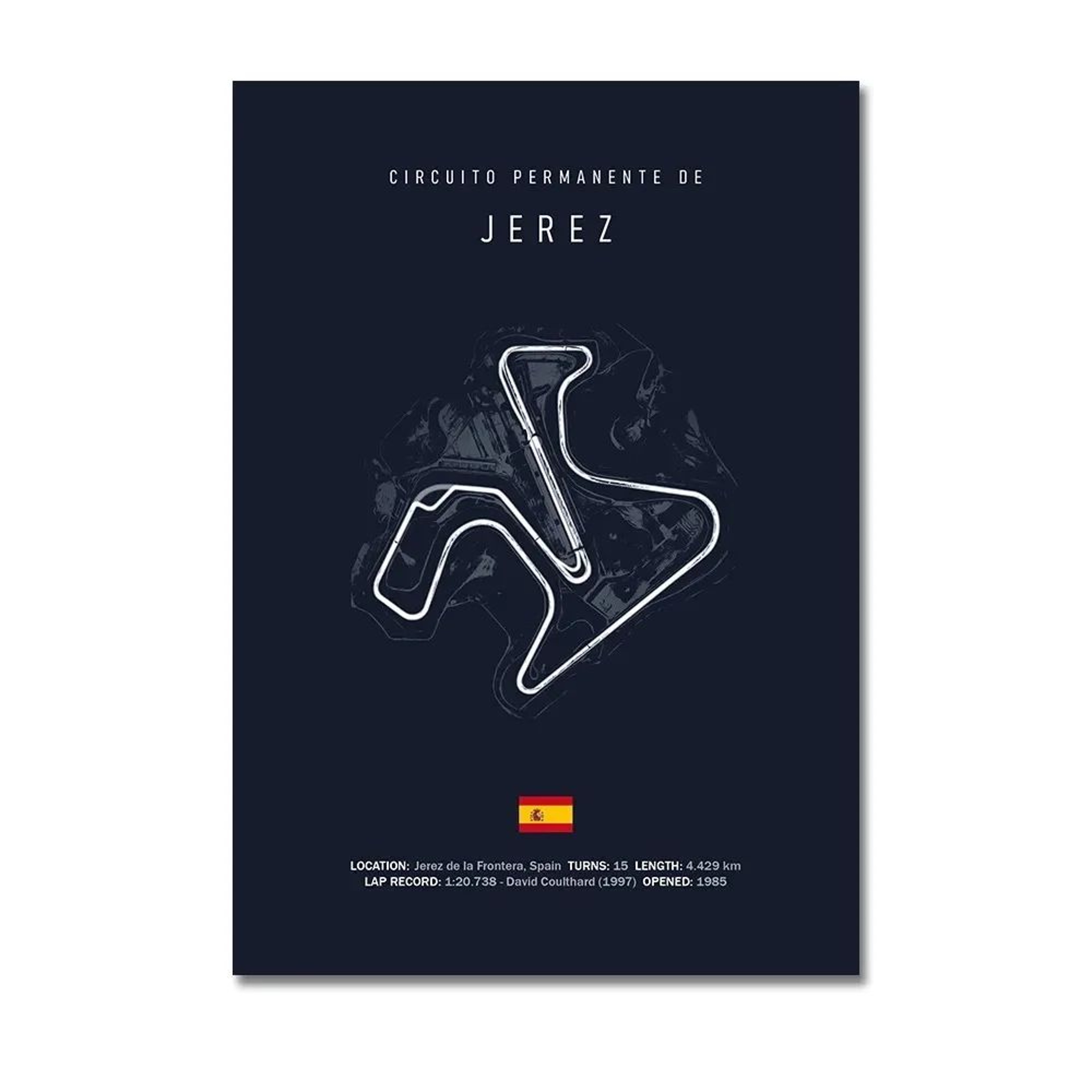 Silverstone Monza Nurburgring F1 Wall Art Canvas Racing Poster 9