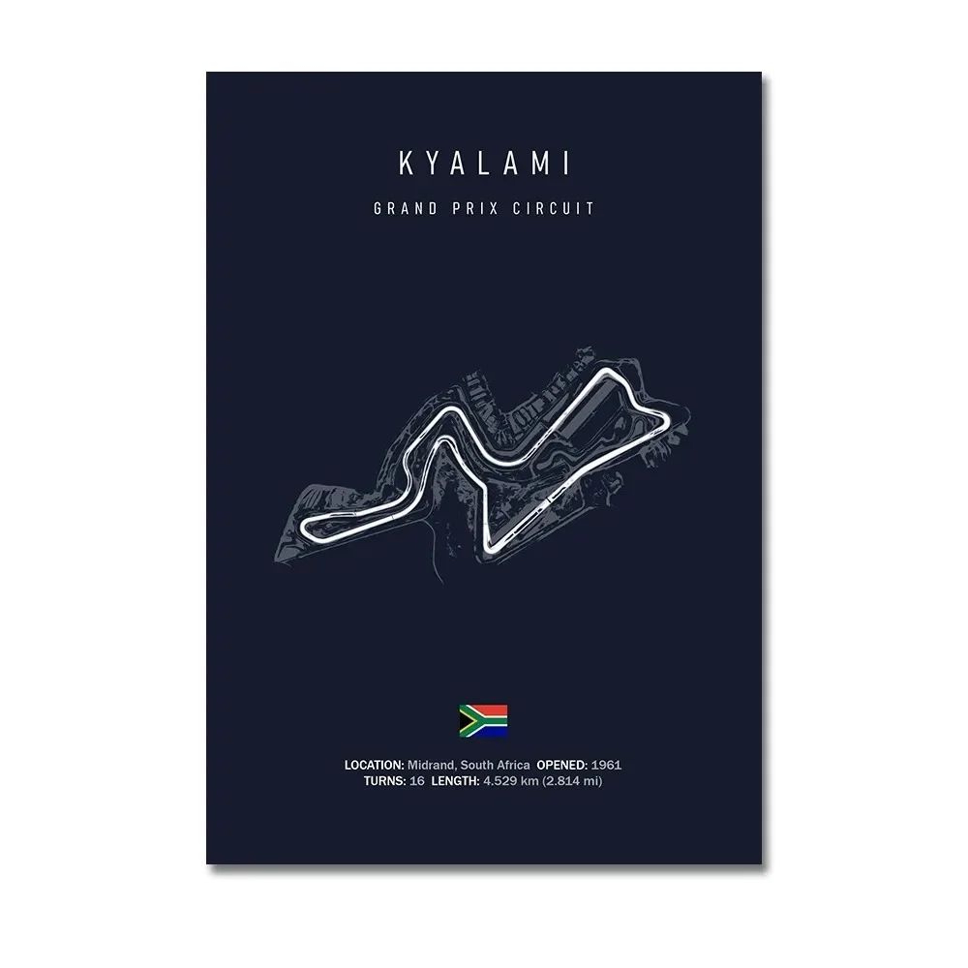 Silverstone Monza Nurburgring F1 Wall Art Canvas Racing Poster 8