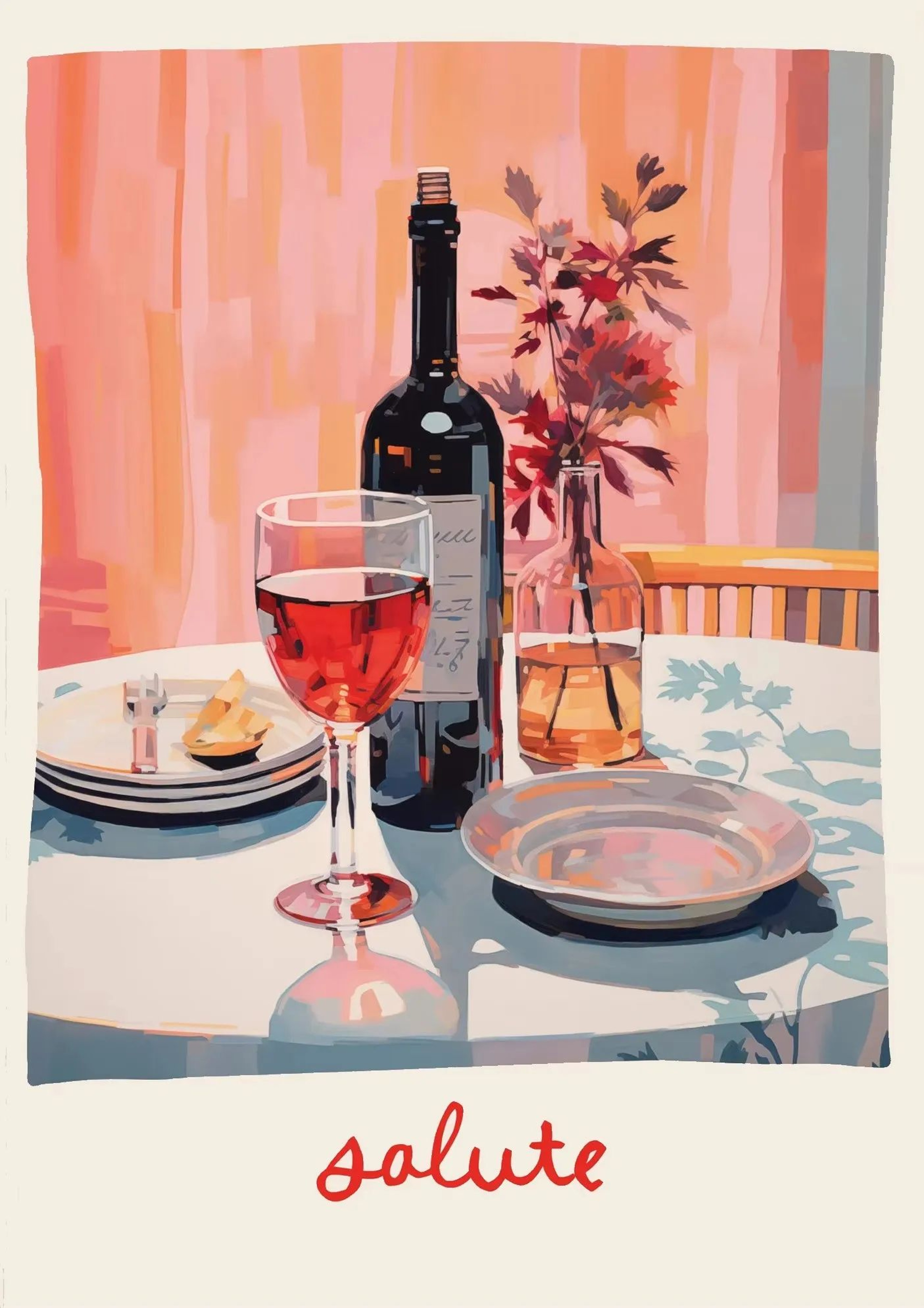 Aperol Spritz Sardine Cocktail Wall Art Canvas For Kitchen And Bar Cart Decor 6