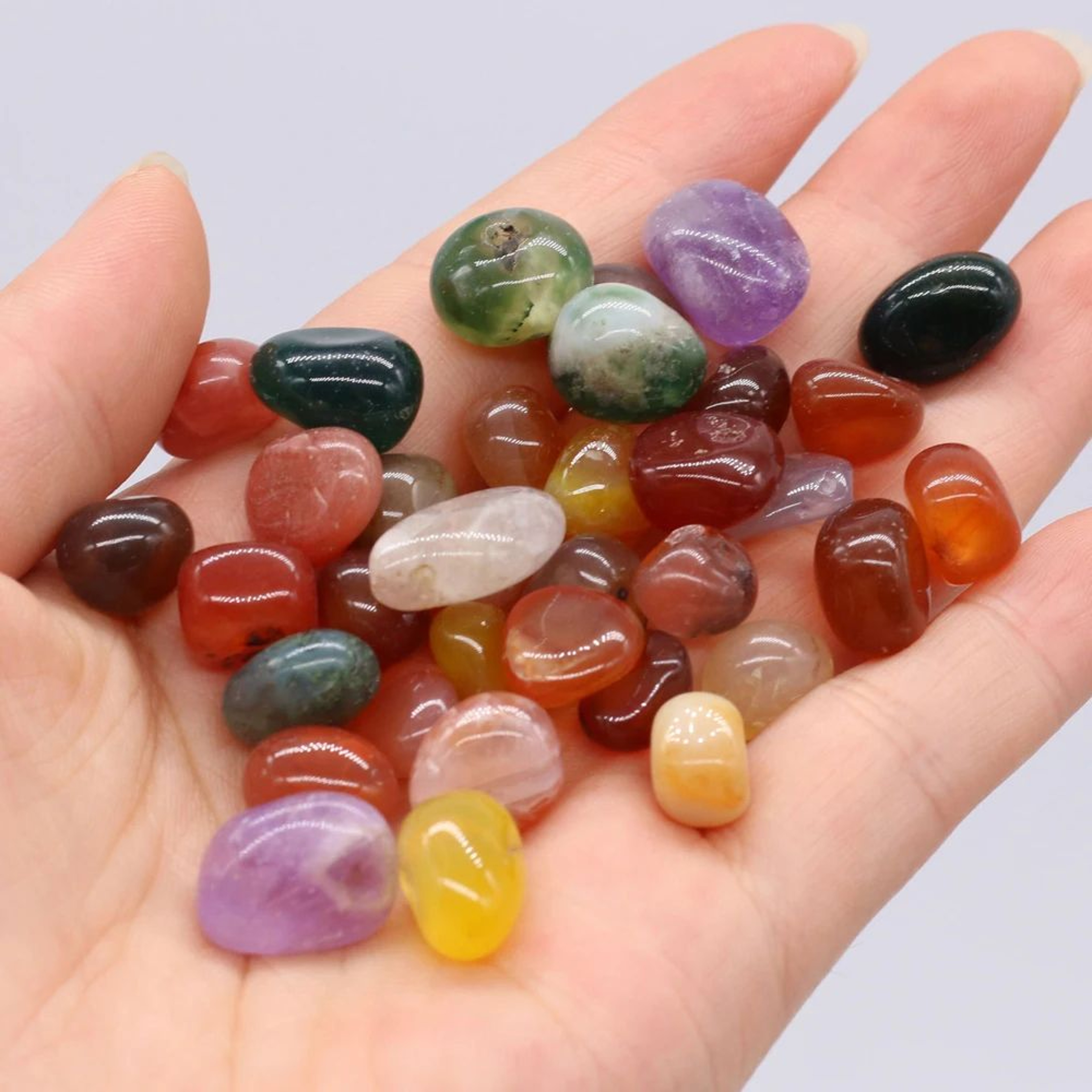 Colorful Rain Flower Decorative Stones For Plants Aquariums And Vases 4