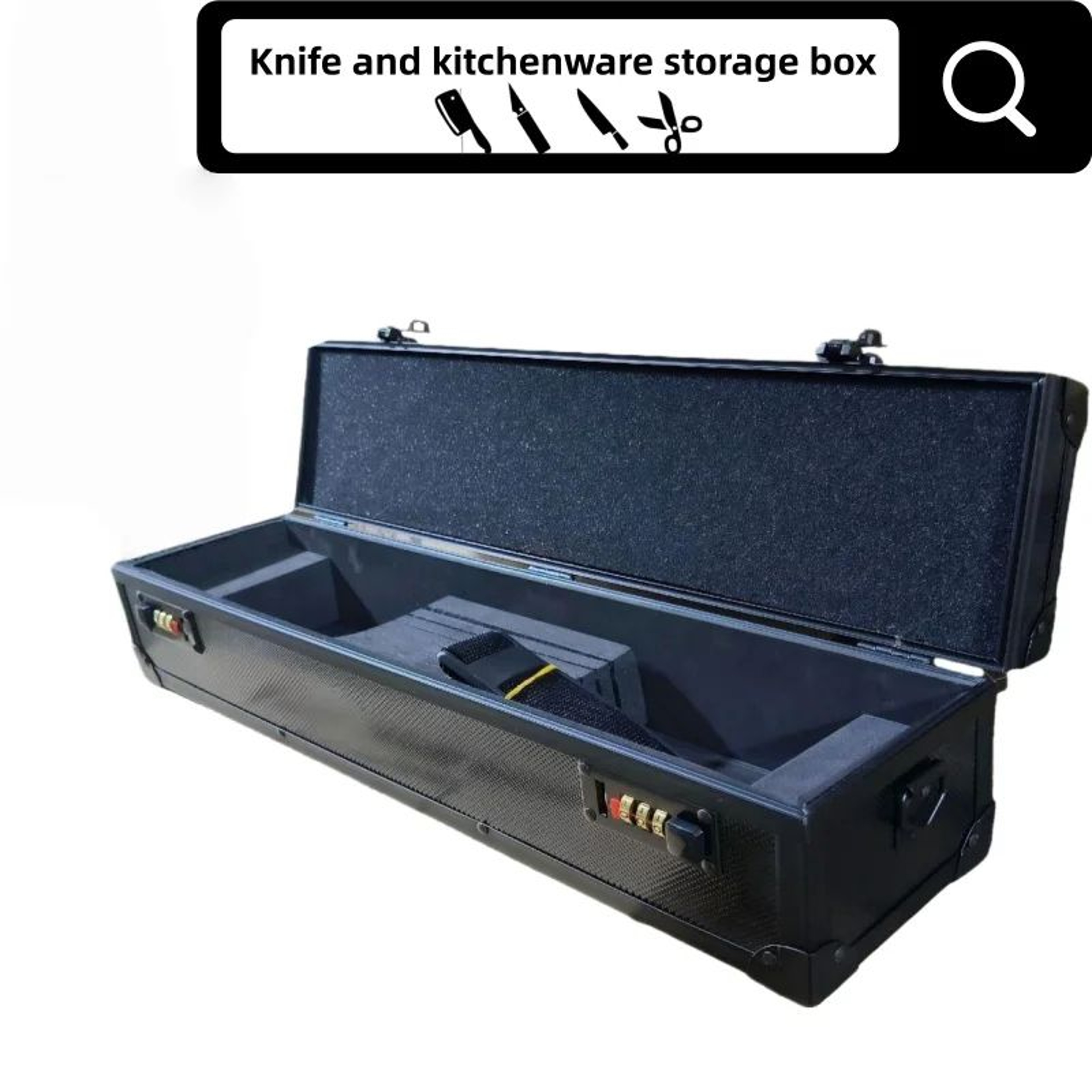ChefGuard Aluminum Chef Knife Case With Dual Locks And Portable Storage 8