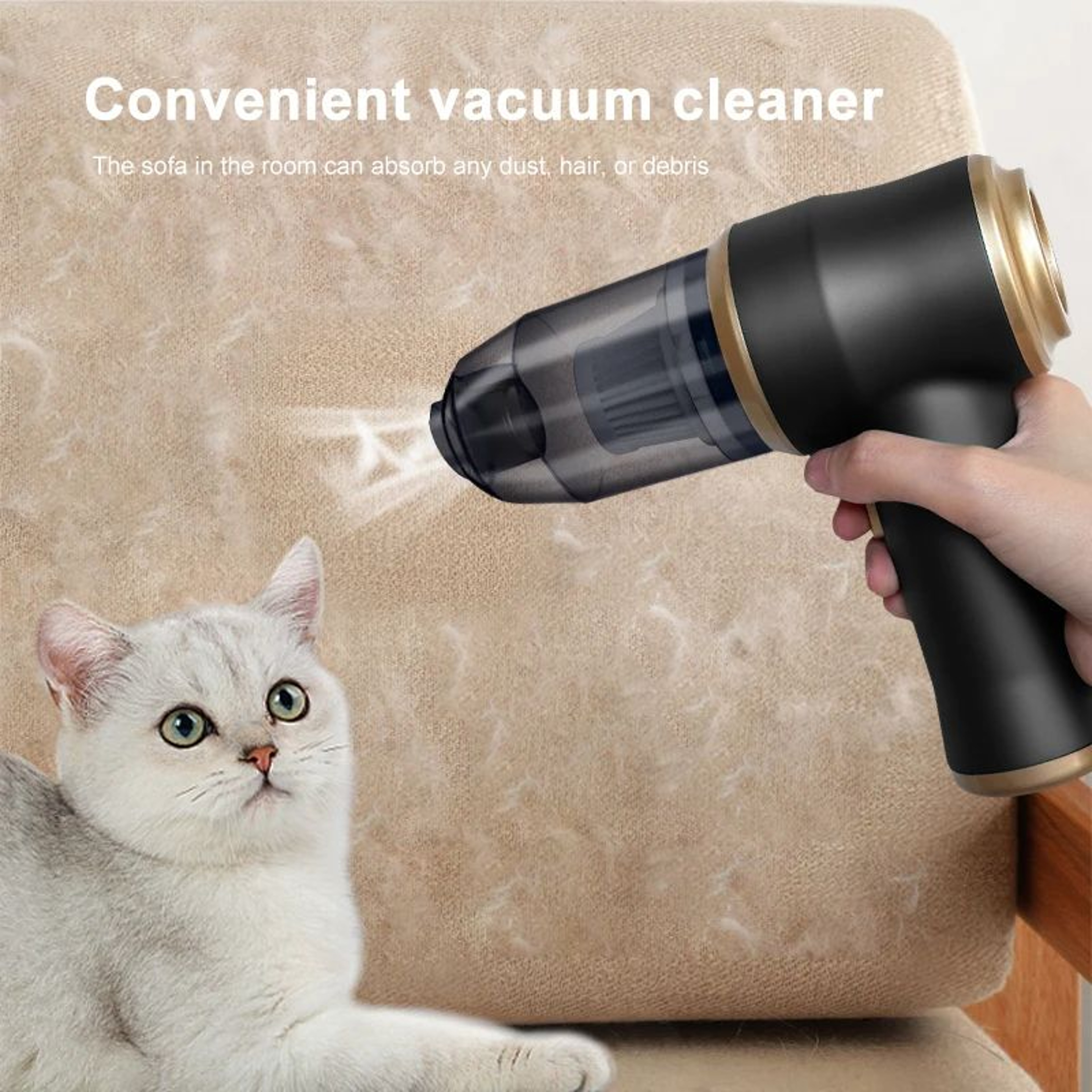 TurboClean 2in1 Portable Car Vacuum Cleaner  Blower 2