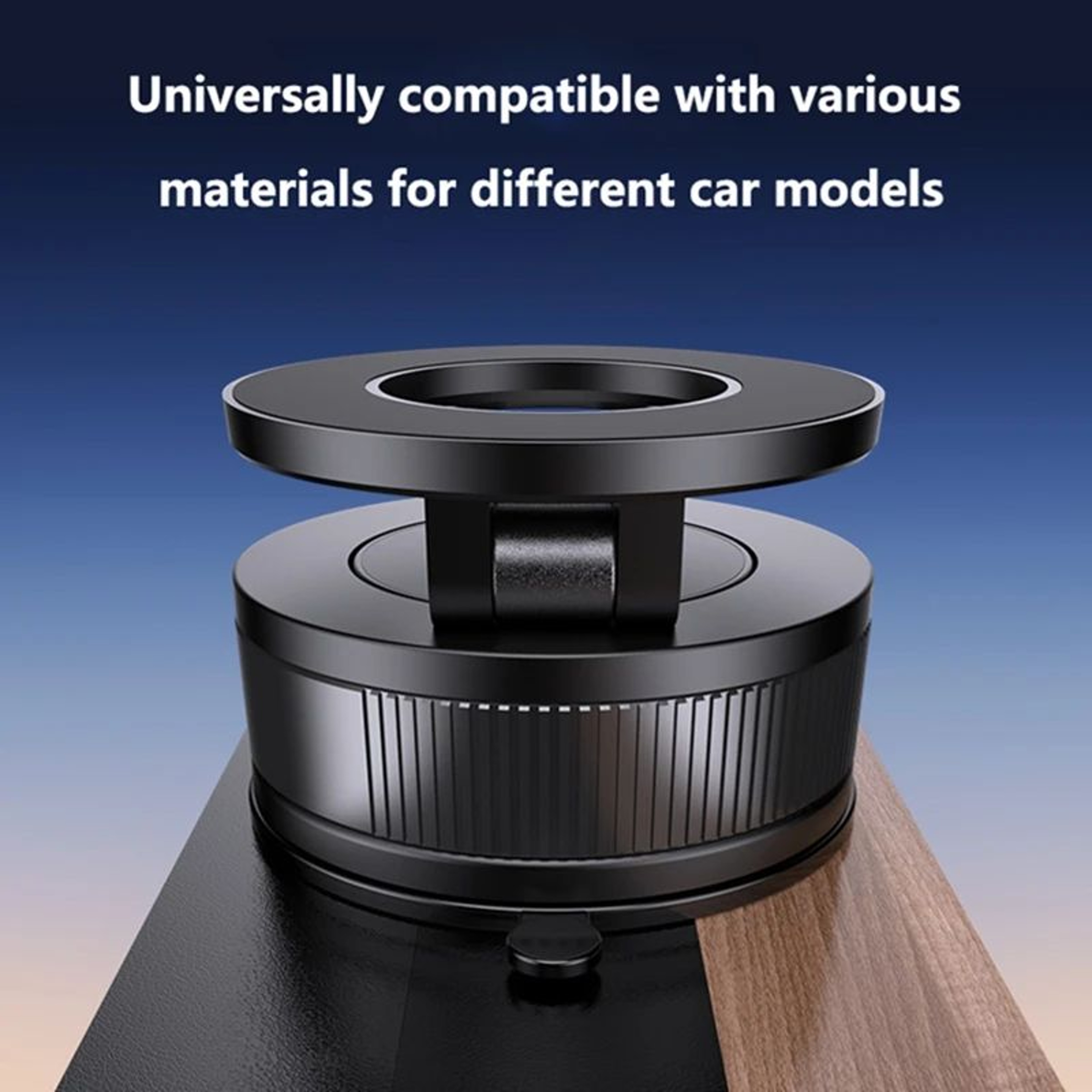 Magnetic Car Phone Holder With 360 Adjustable Suction Mount 1