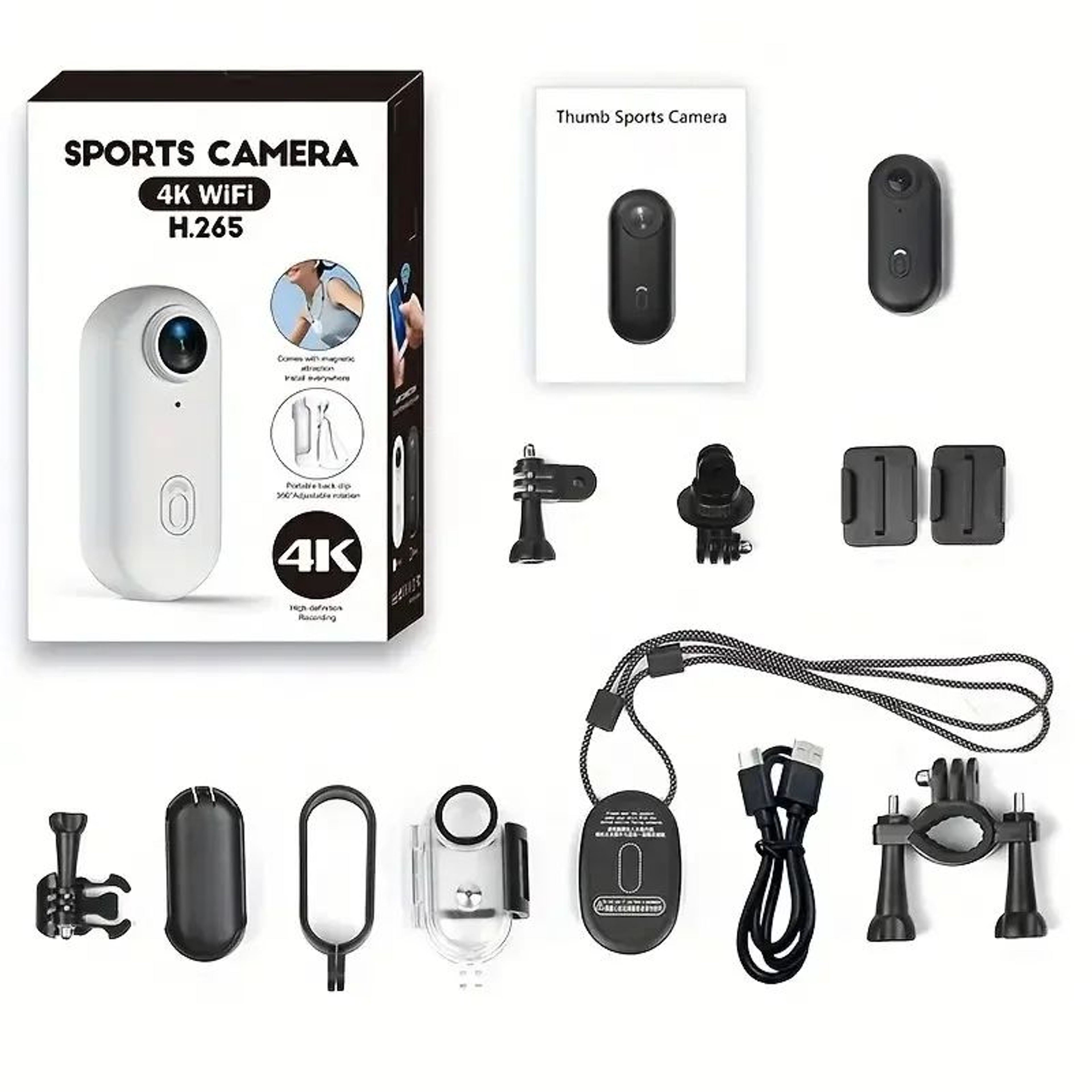 4K Action Camera Mini Body Cam With Stabilization  Long Battery Life 7