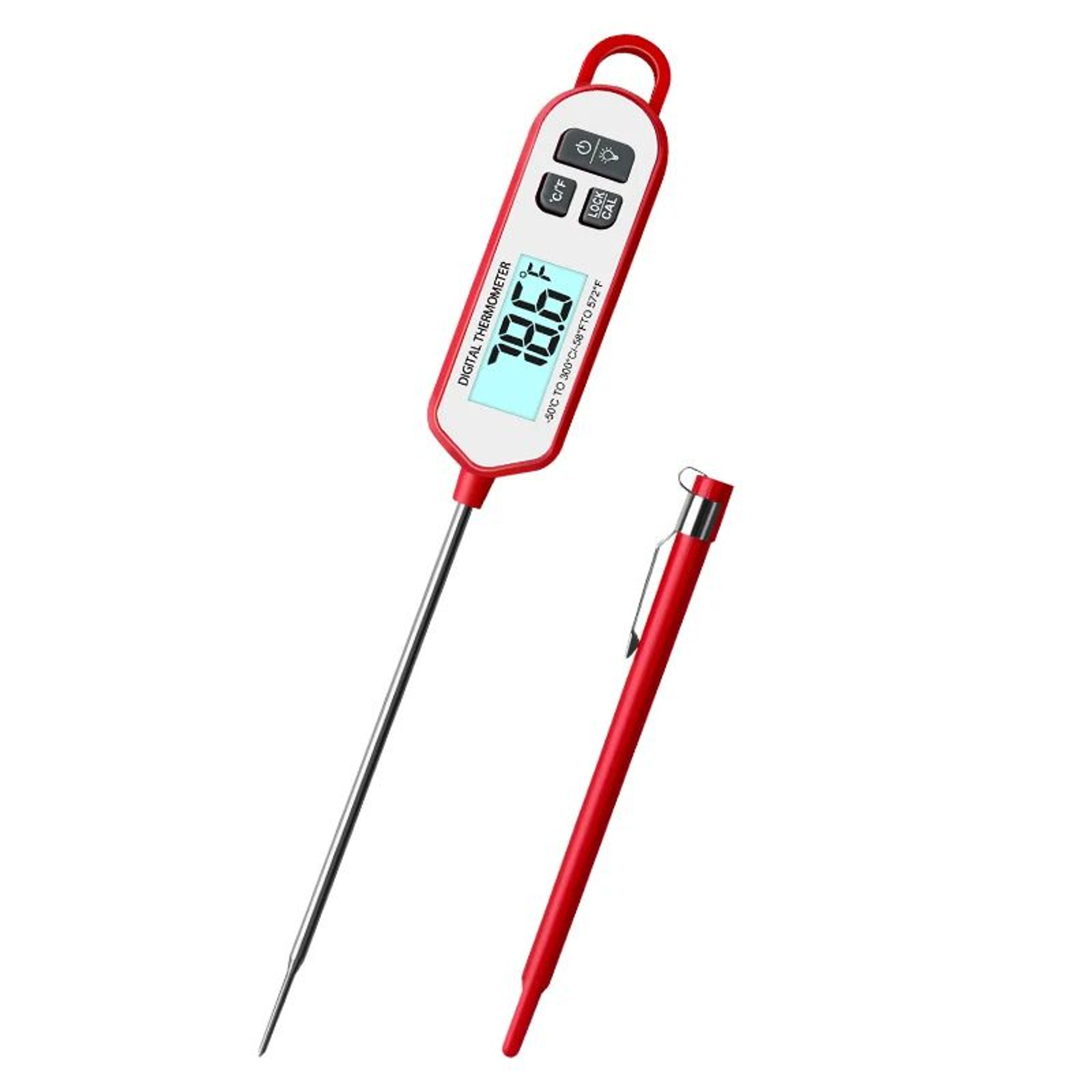 PrecisionPro Instant Read Meat Thermometer With Backlit Display  Waterproof Design 7