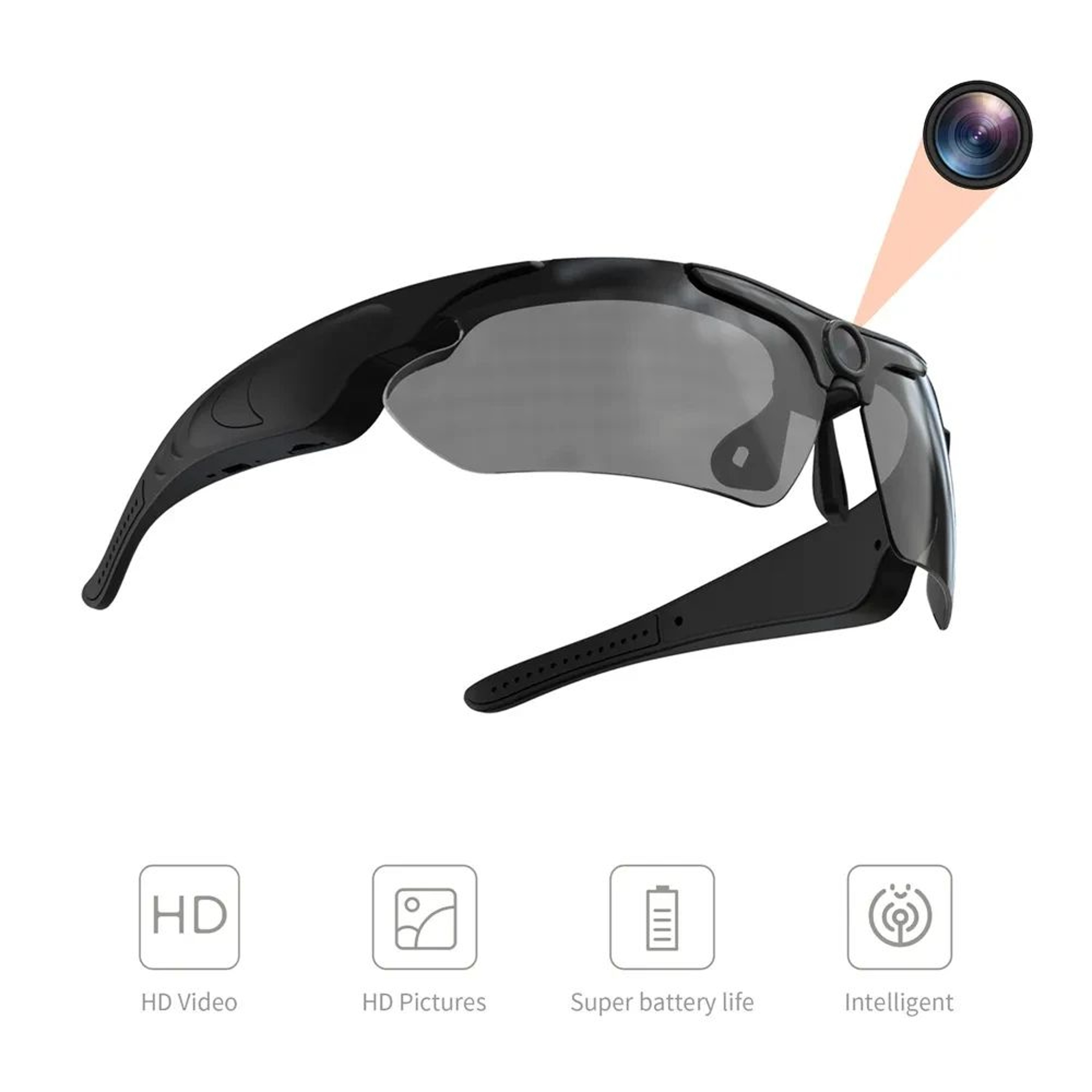 1080P HD Camera Sunglasses  HandsFree Sports Recording Glasses 1