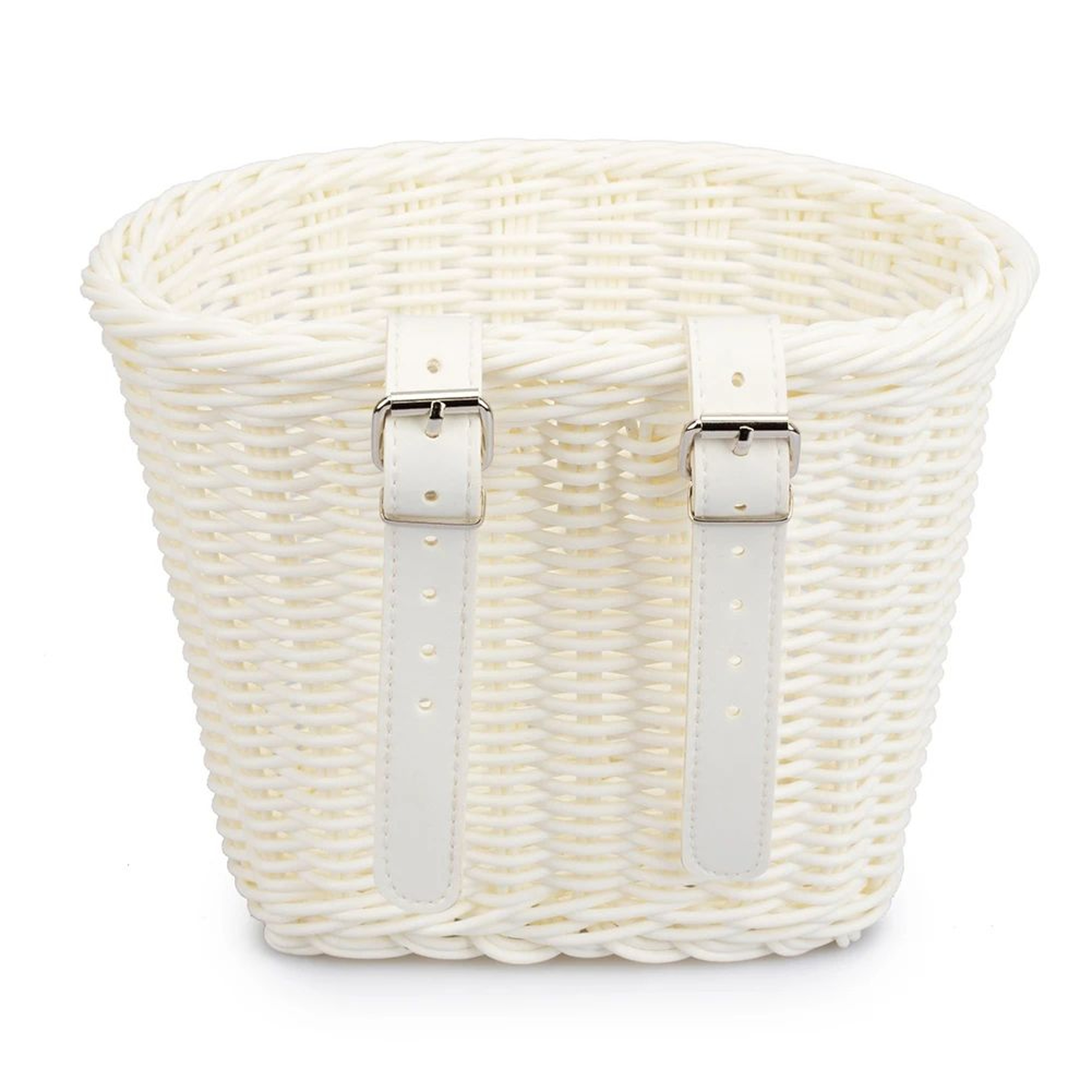 Adjustable Woven Bike Front Basket  Durable Handlebar Bicycle Basket For Everyday Storage 1