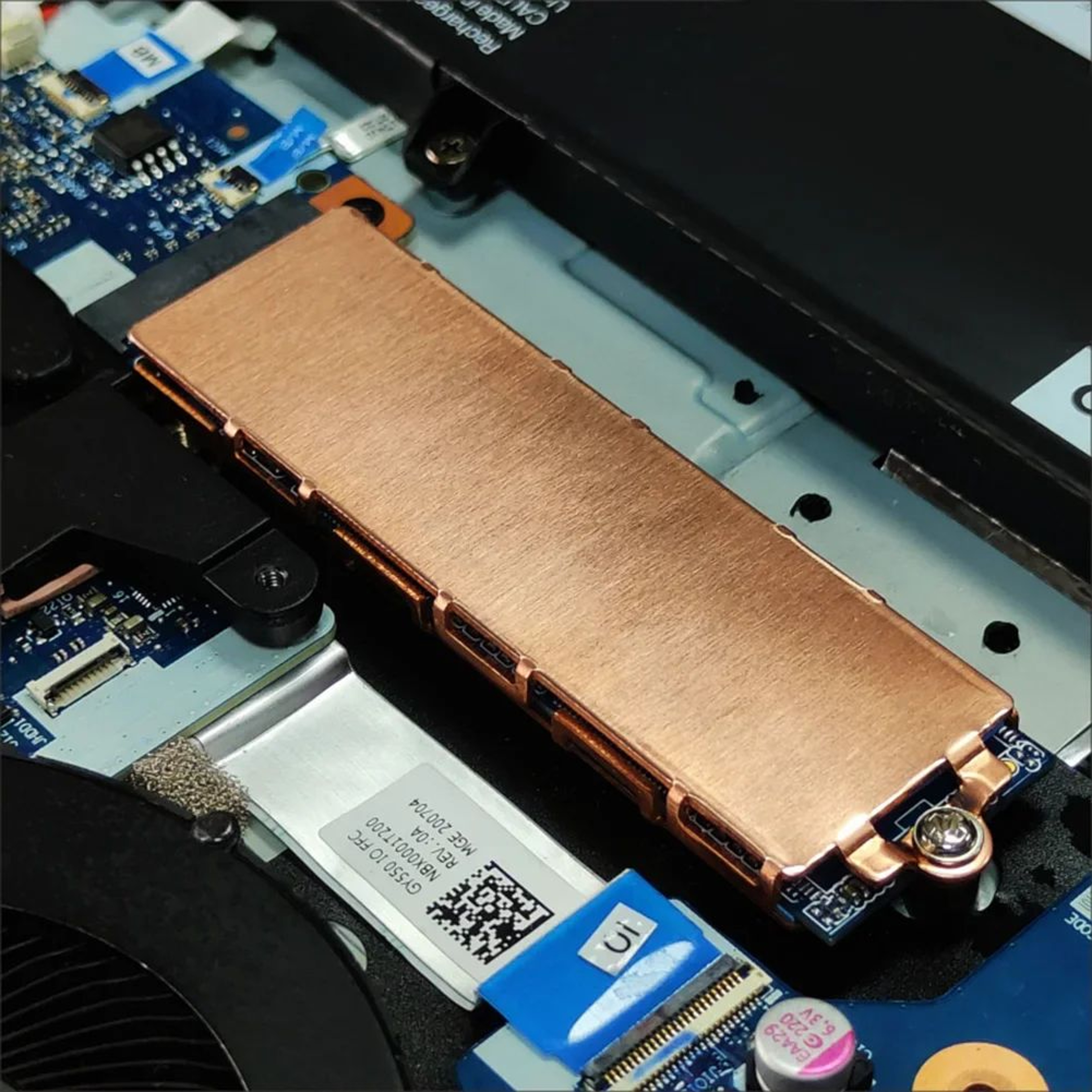 Slim Aluminum M2 SSD Heatsink With Thermal Pad For Fast Laptop SSD Cooling 1
