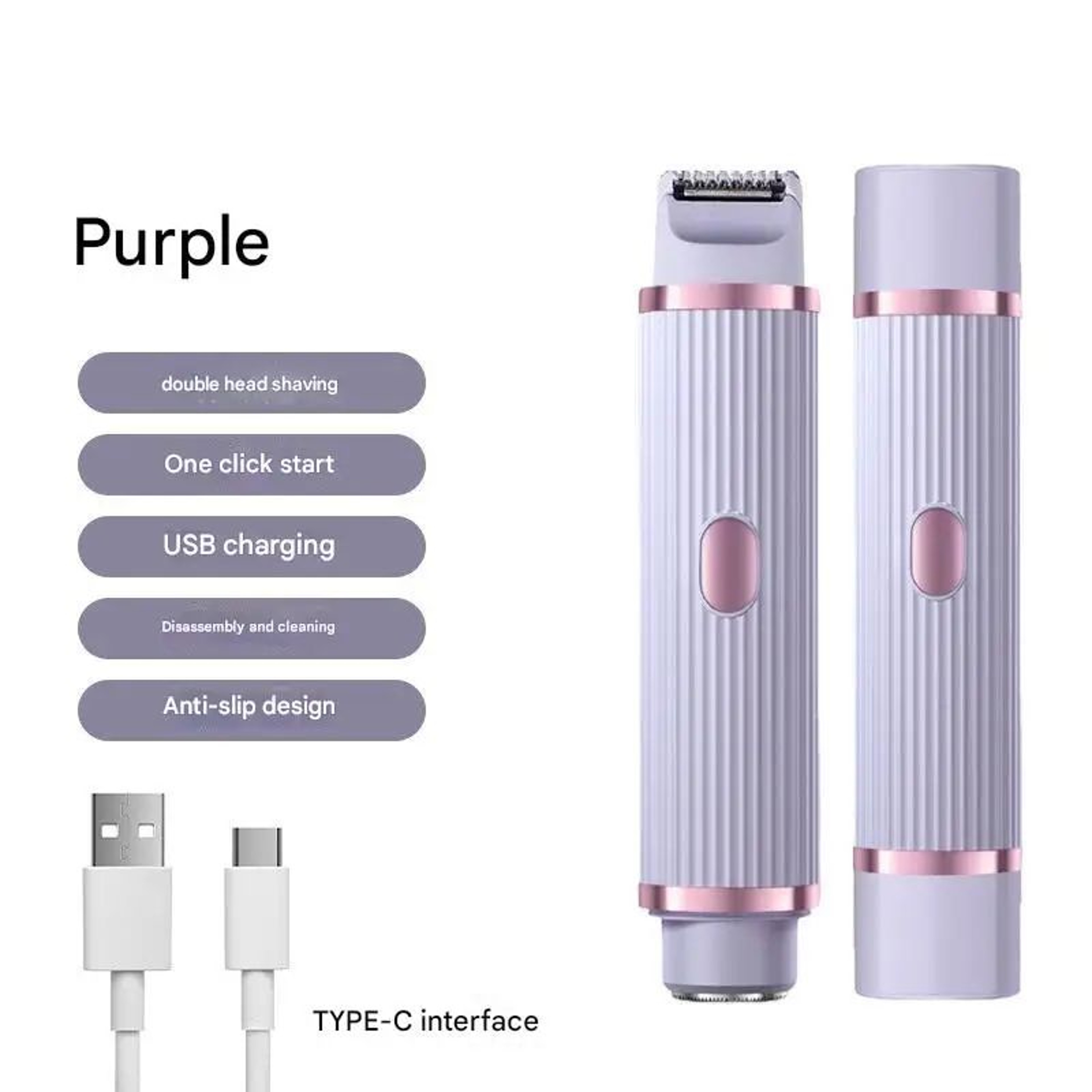 2in1 Portable Electric Hair Trimmer And Shaver 5