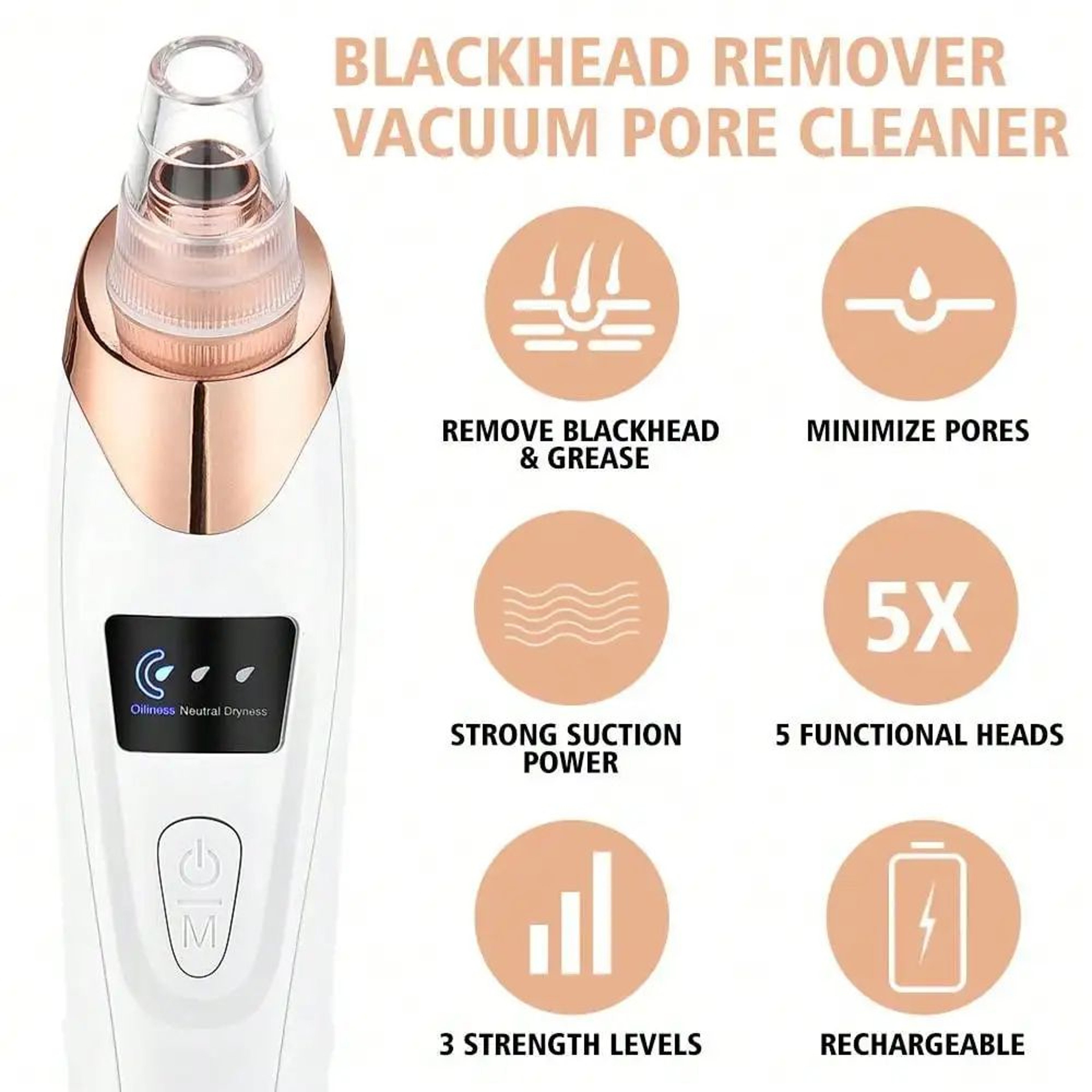 RadiantClear Pro Pore Vacuum Blackhead Remover 2
