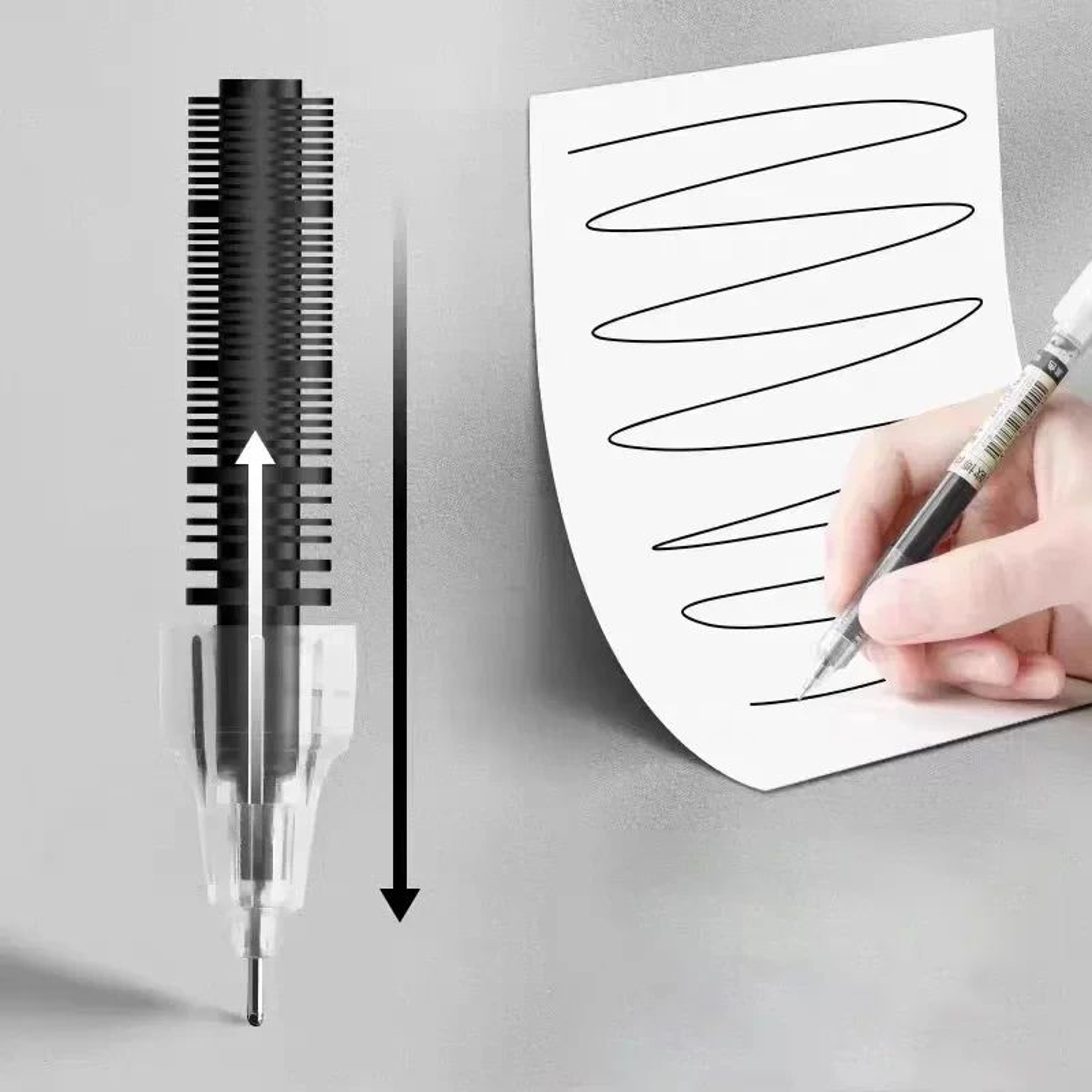 Precision Flow Needle Tip Gel Pens Set  Fine Point Smooth Writing Kawaii Stationery 2