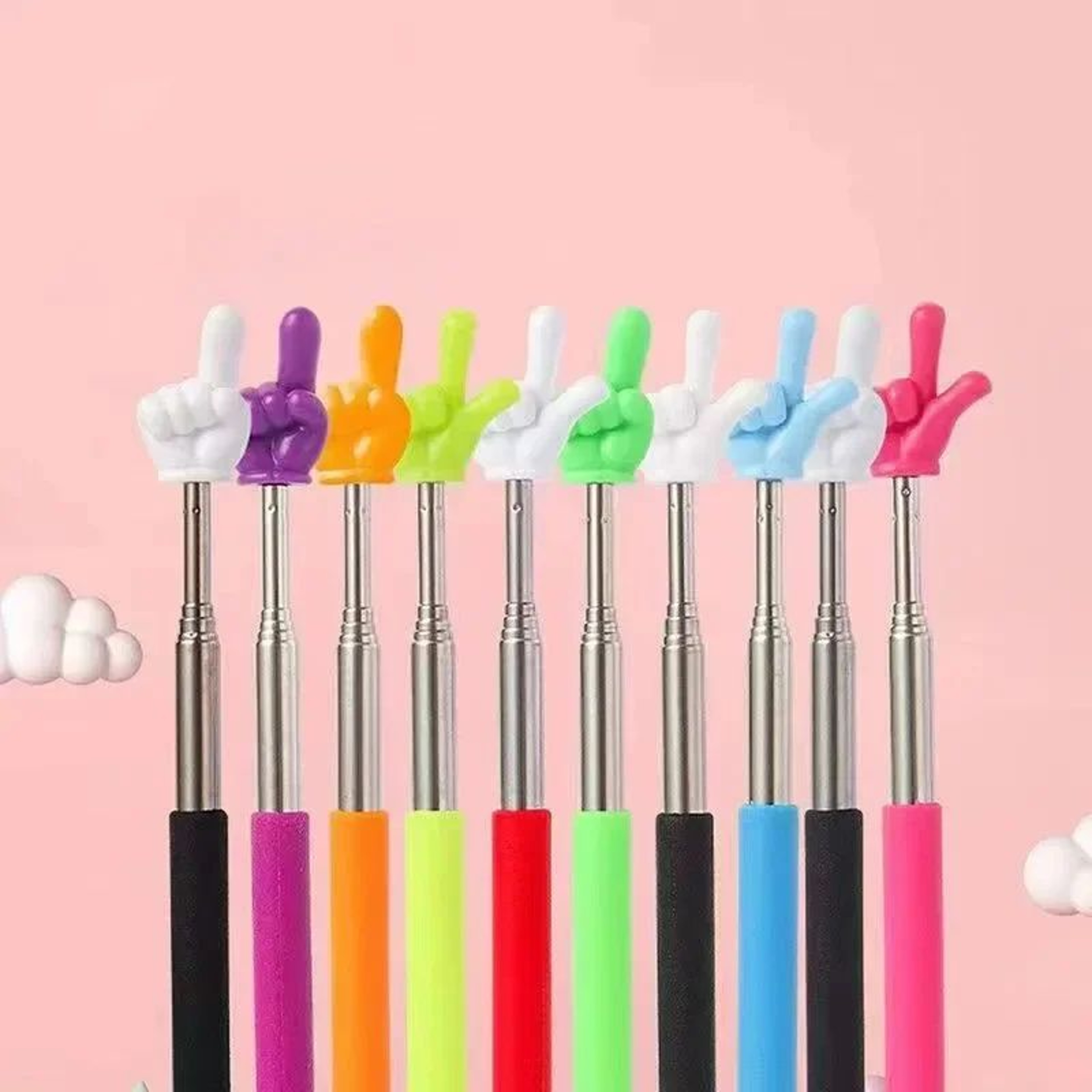 Finger Tip Telescopic Teacher Pointer Stick 3