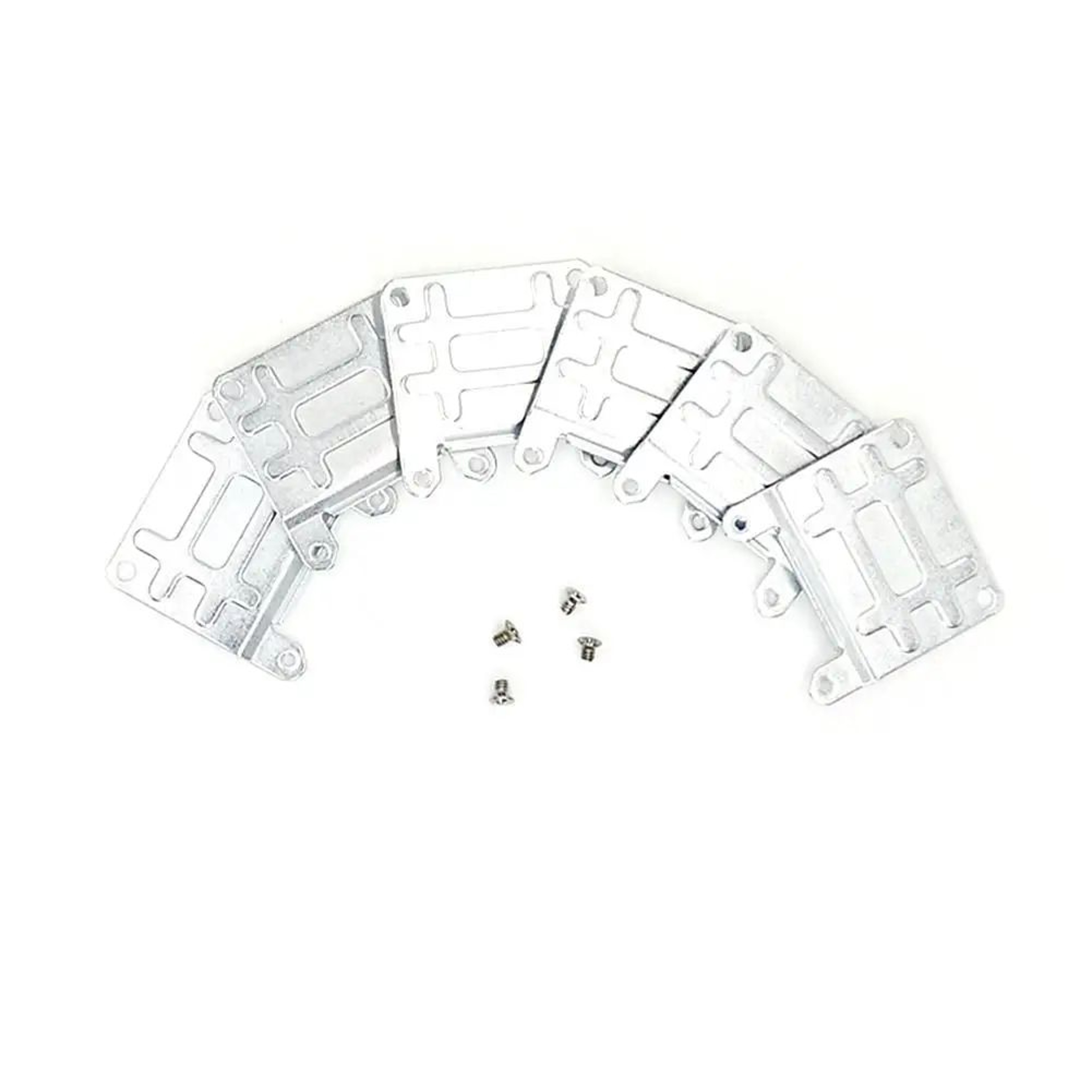 HighPrecision Mini PCIe Bracket Adapter  Full Height Metal Mount For WiFi  3G Cards 5