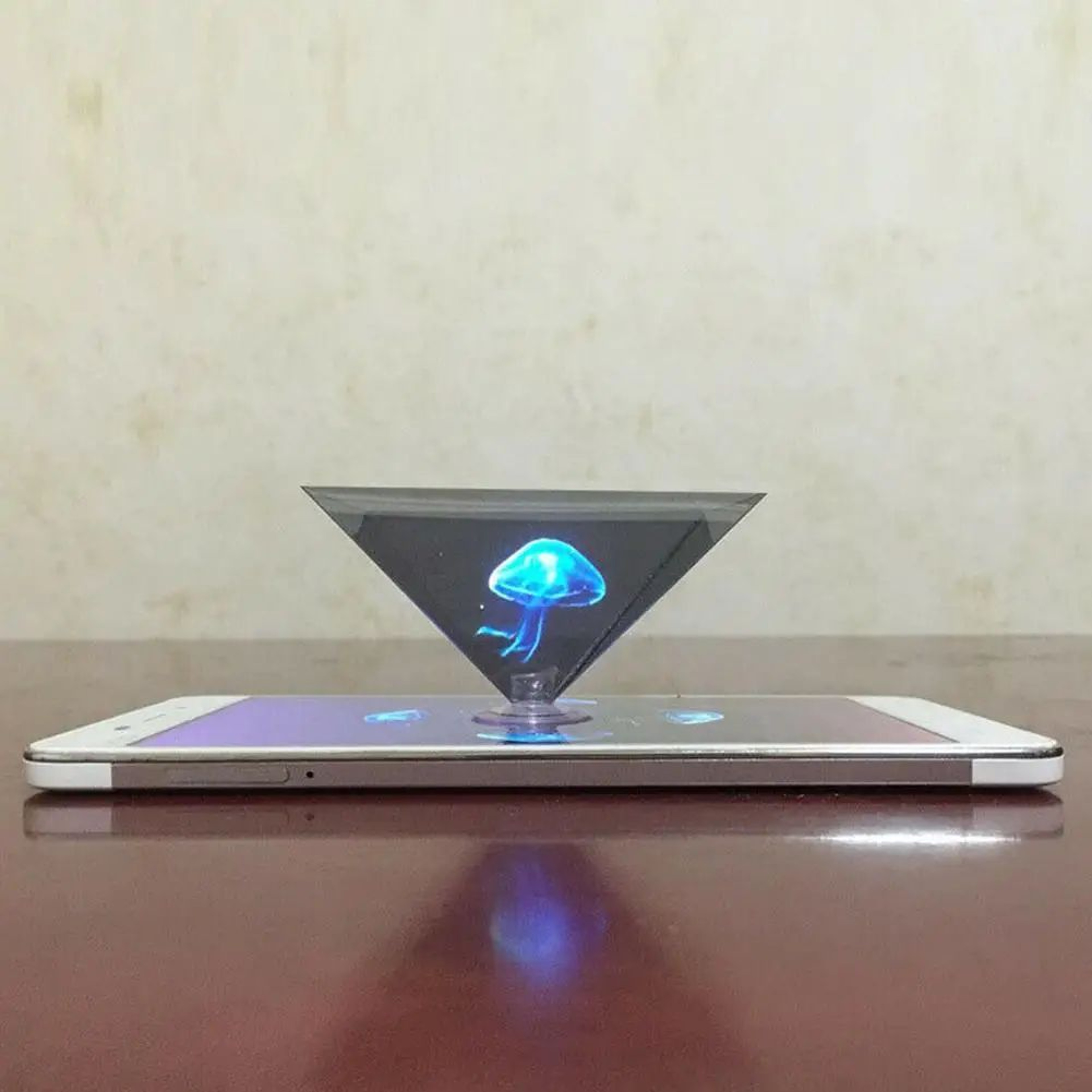 3D Hologram Projector Pyramid  Smartphone Screen Display Stand For Stunning Visual Illusions 4