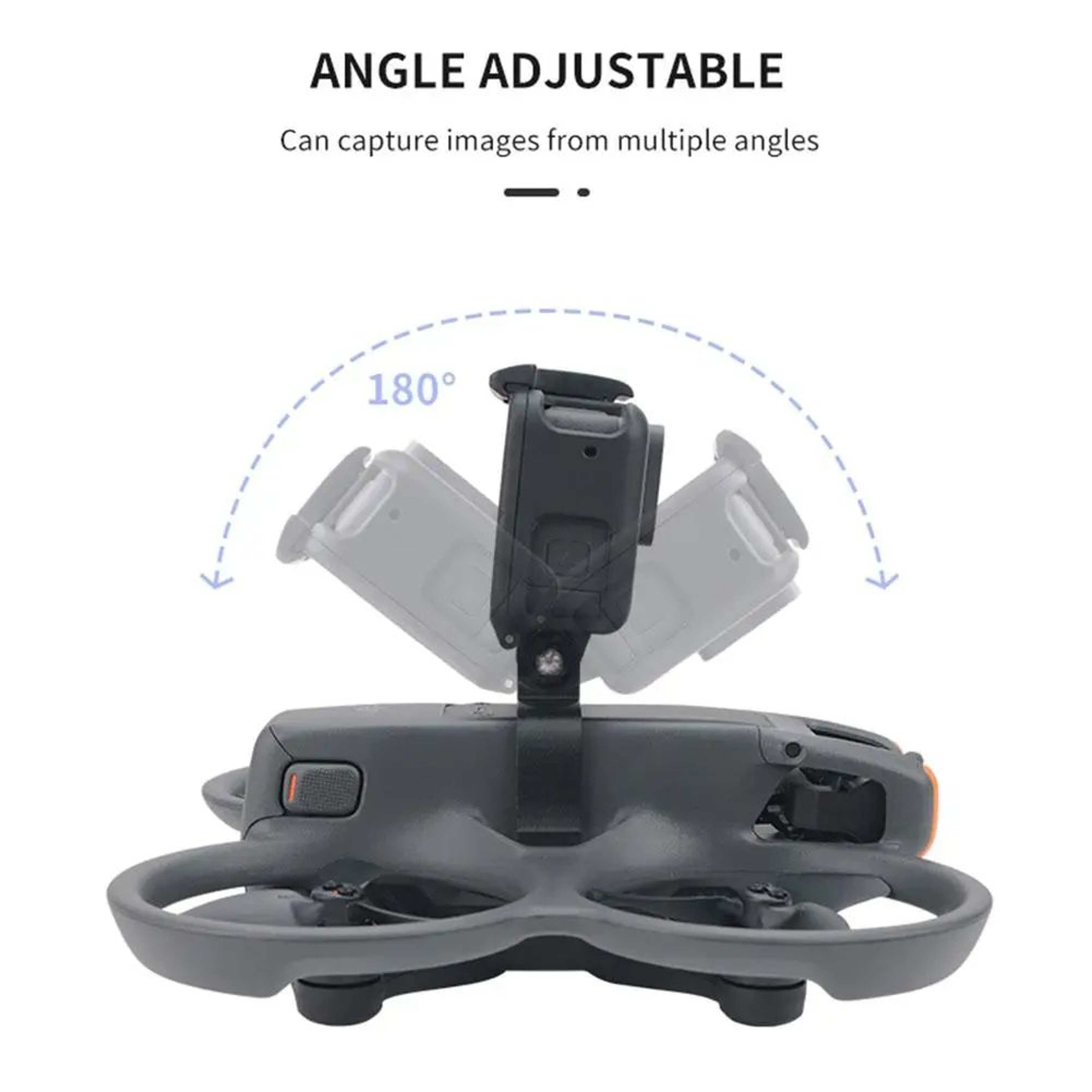 HighPrecision Drone Camera Mount  Avata 2 Top Extension Bracket For GoPro Insta360  DJI Action Came 2