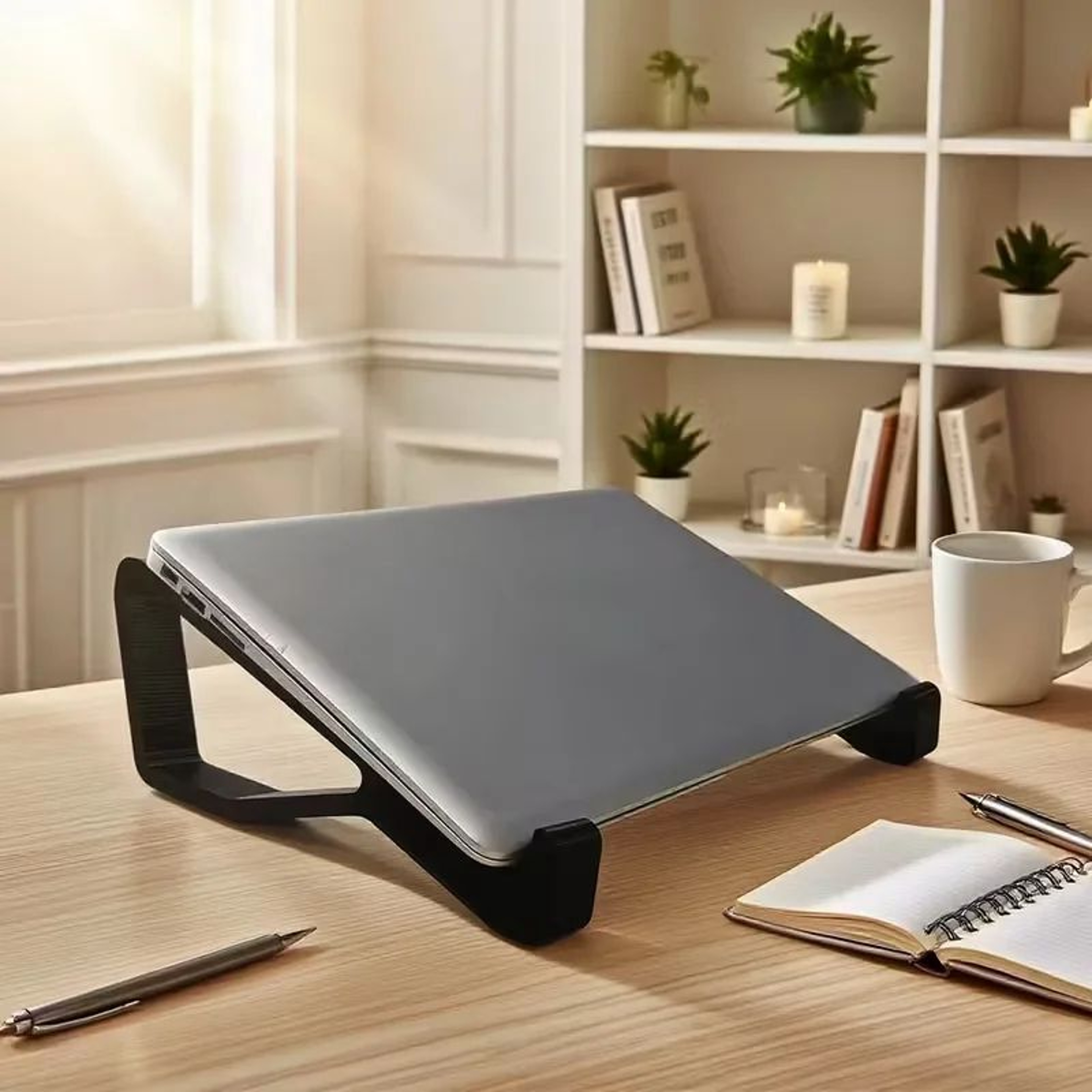 FlexLift Ergonomic Adjustable Laptop Stand For Desk  Travel 2