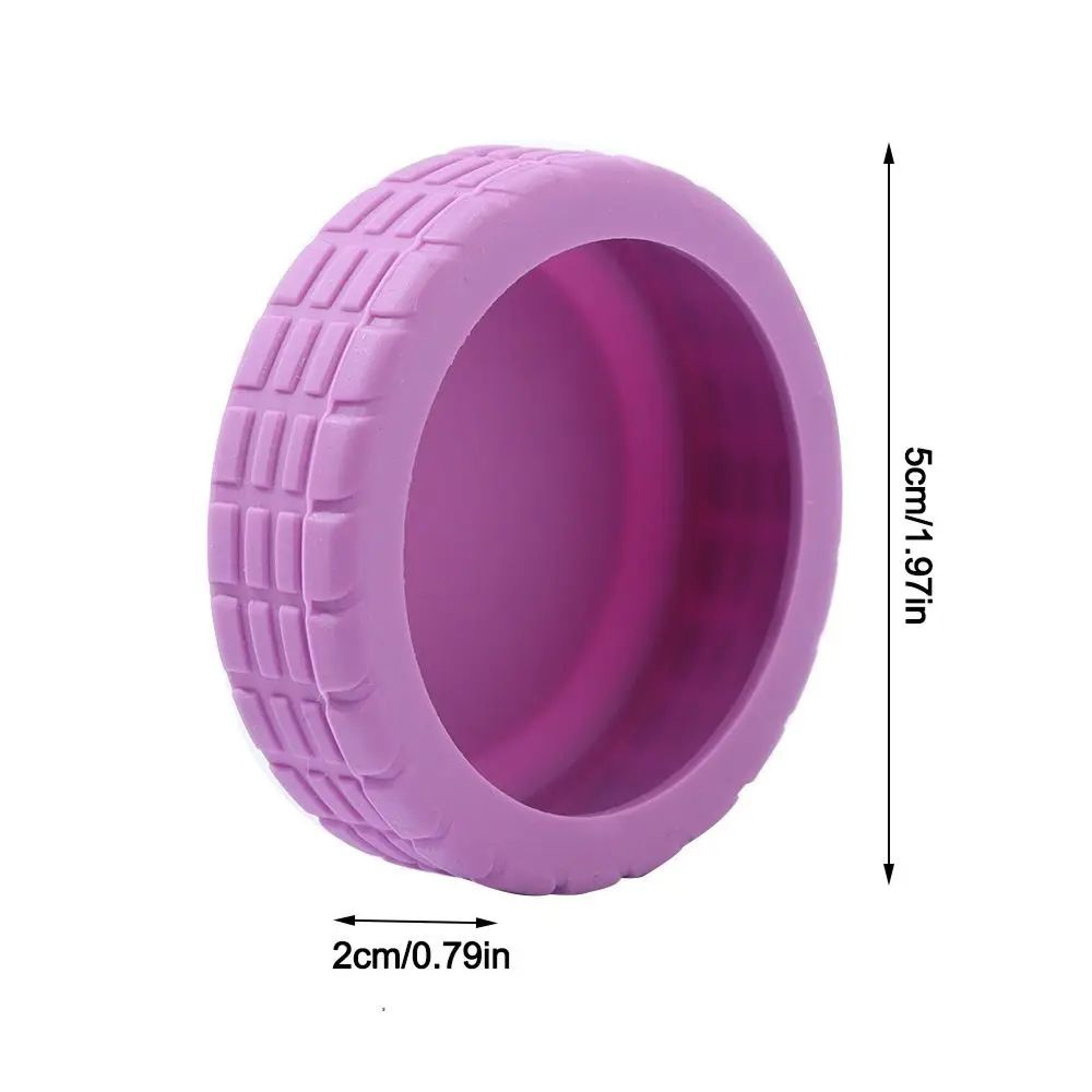 Silent Glide Silicone Luggage Wheel Covers – Durable Suitcase Wheel Protector Set – view 7