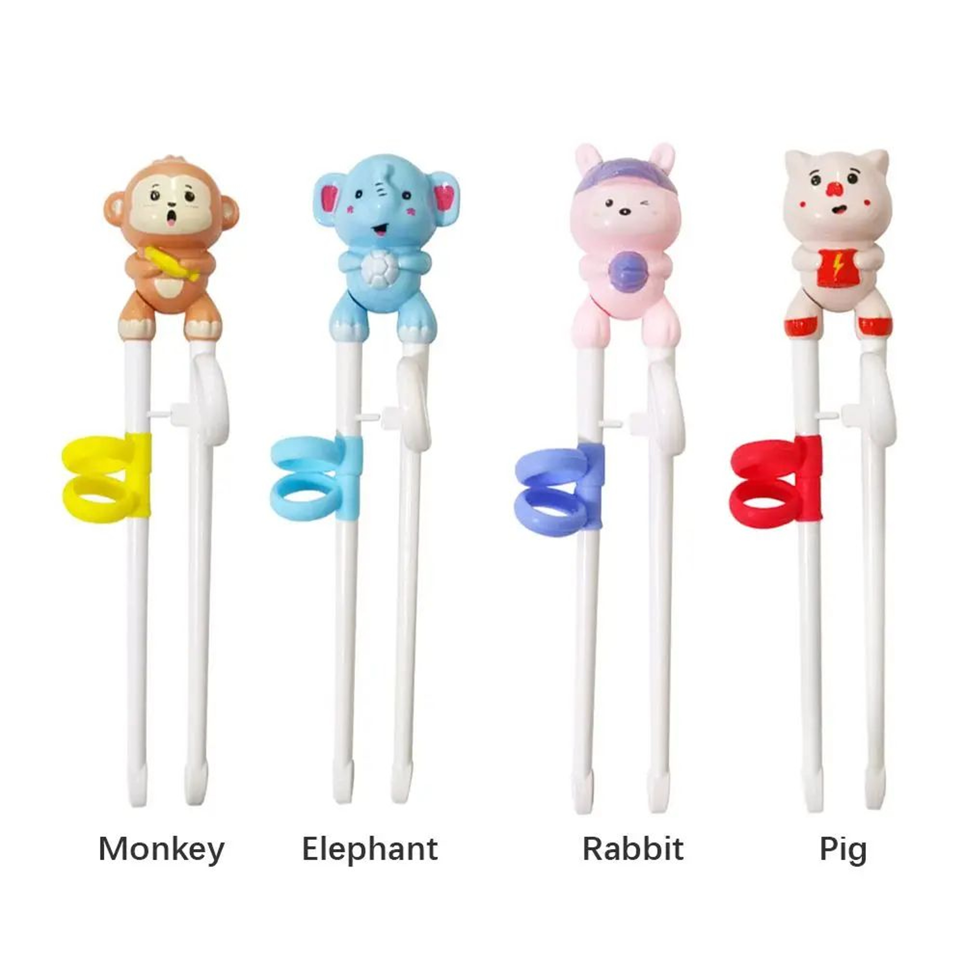 Cartoon Animal Kids Training Chopsticks  Beginner Toddler Chopsticks For Easy Learning  Fun Mealtim 5