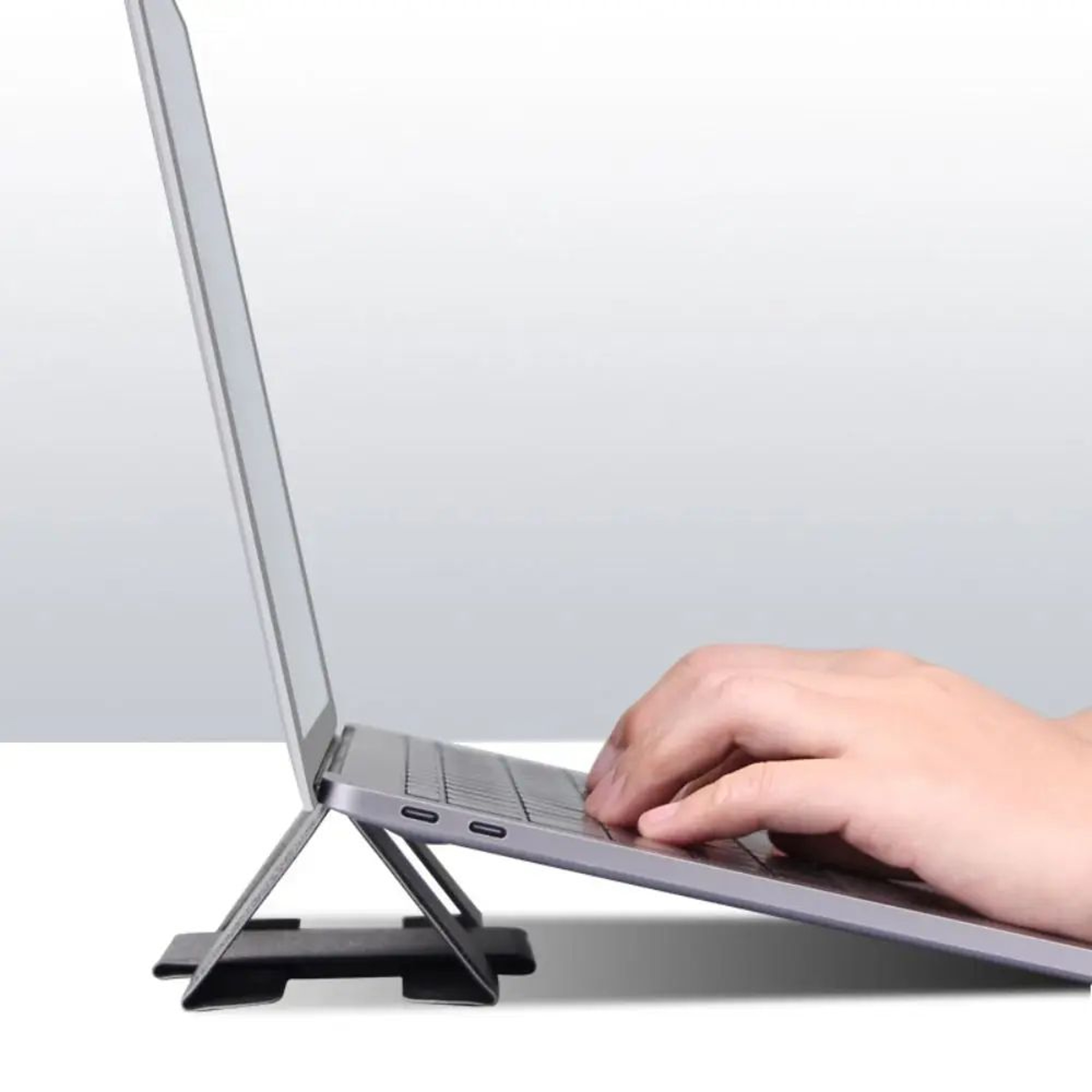 Adjustable Foldable Laptop Stand And Tablet Riser 1