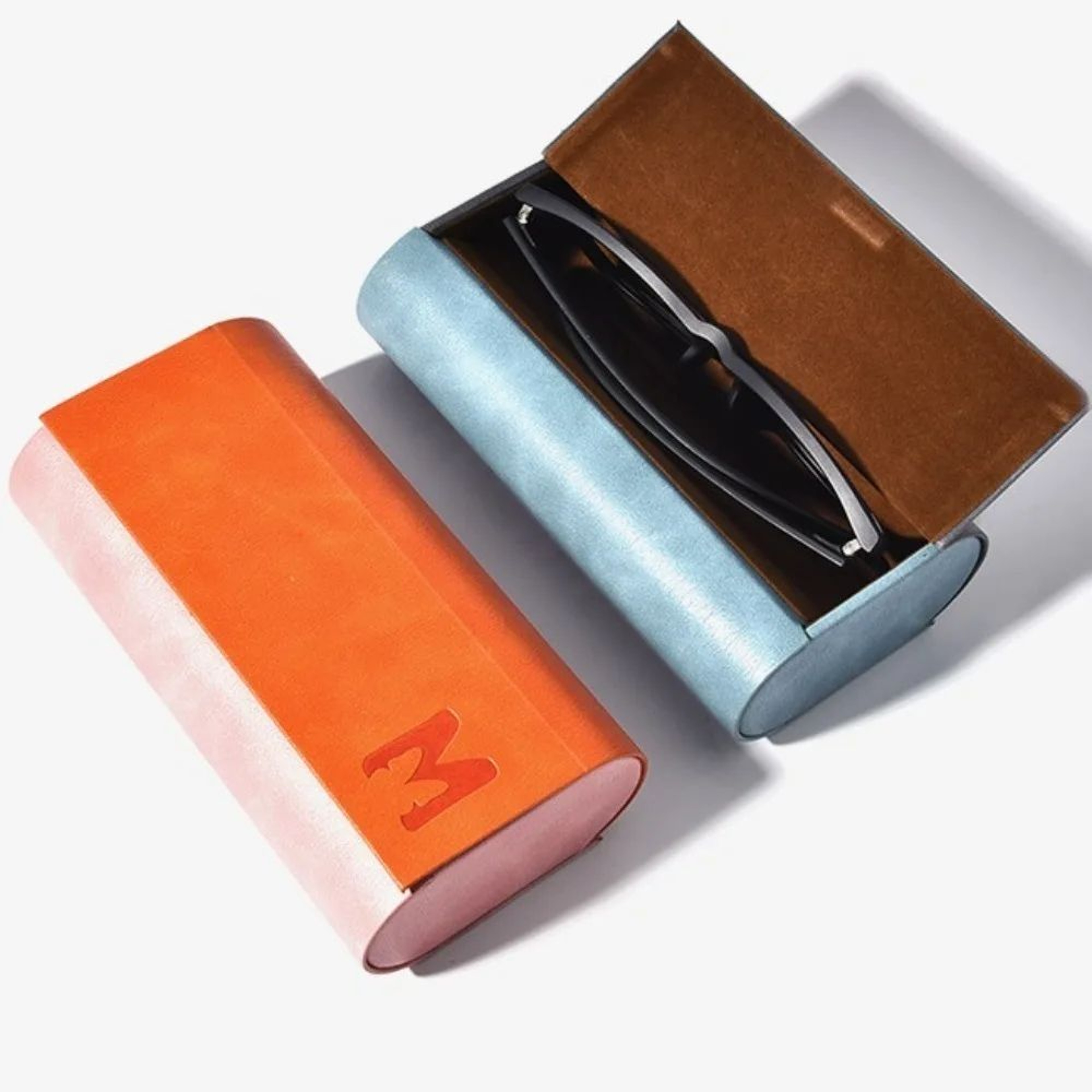 DualProtect Double Eyeglasses Case Portable Hard Shell Organizer For Two Pairs 1