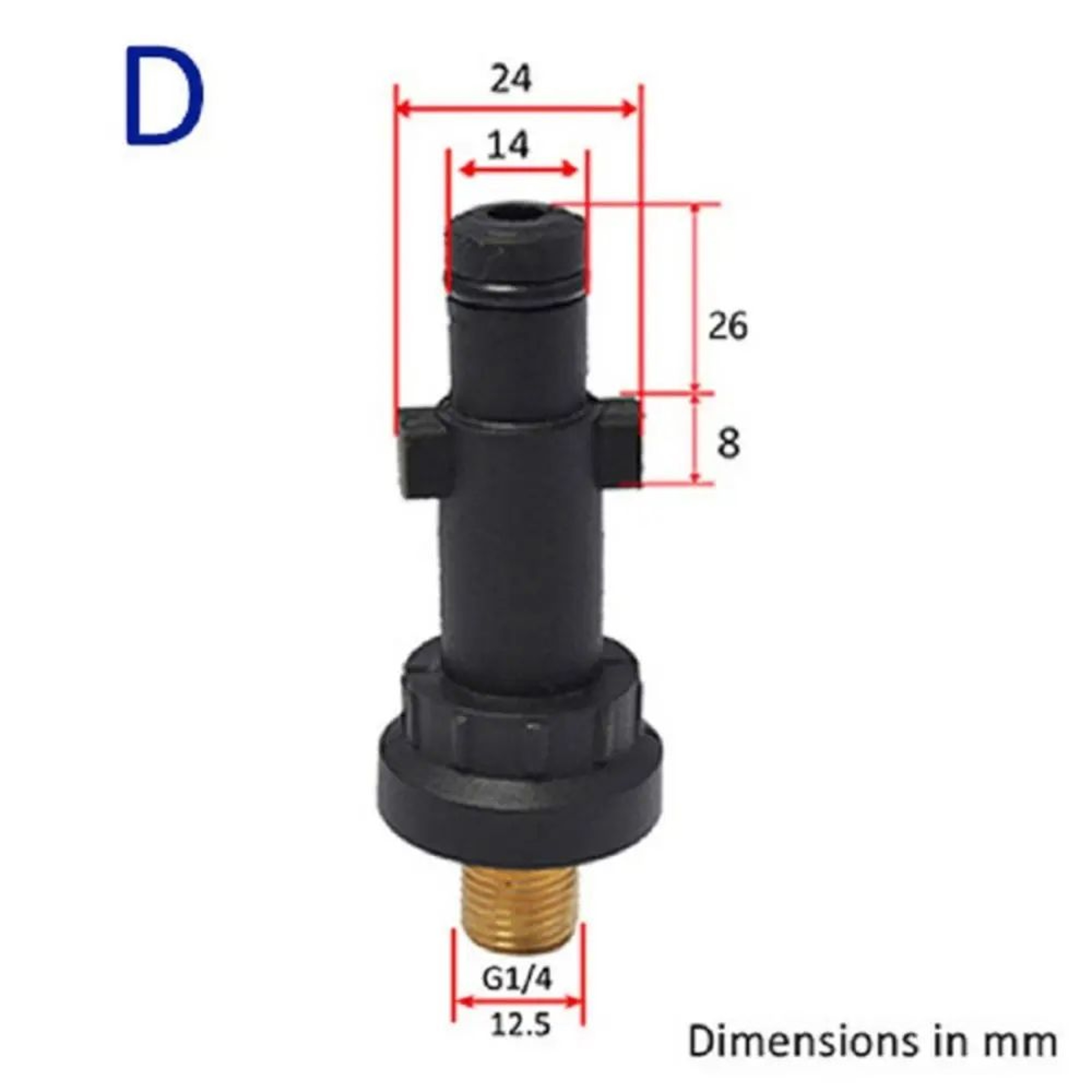 Karcher Foam Lance Adapter With Quick Connector  G14 Pressure Washer Foam Cannon Fitting 5