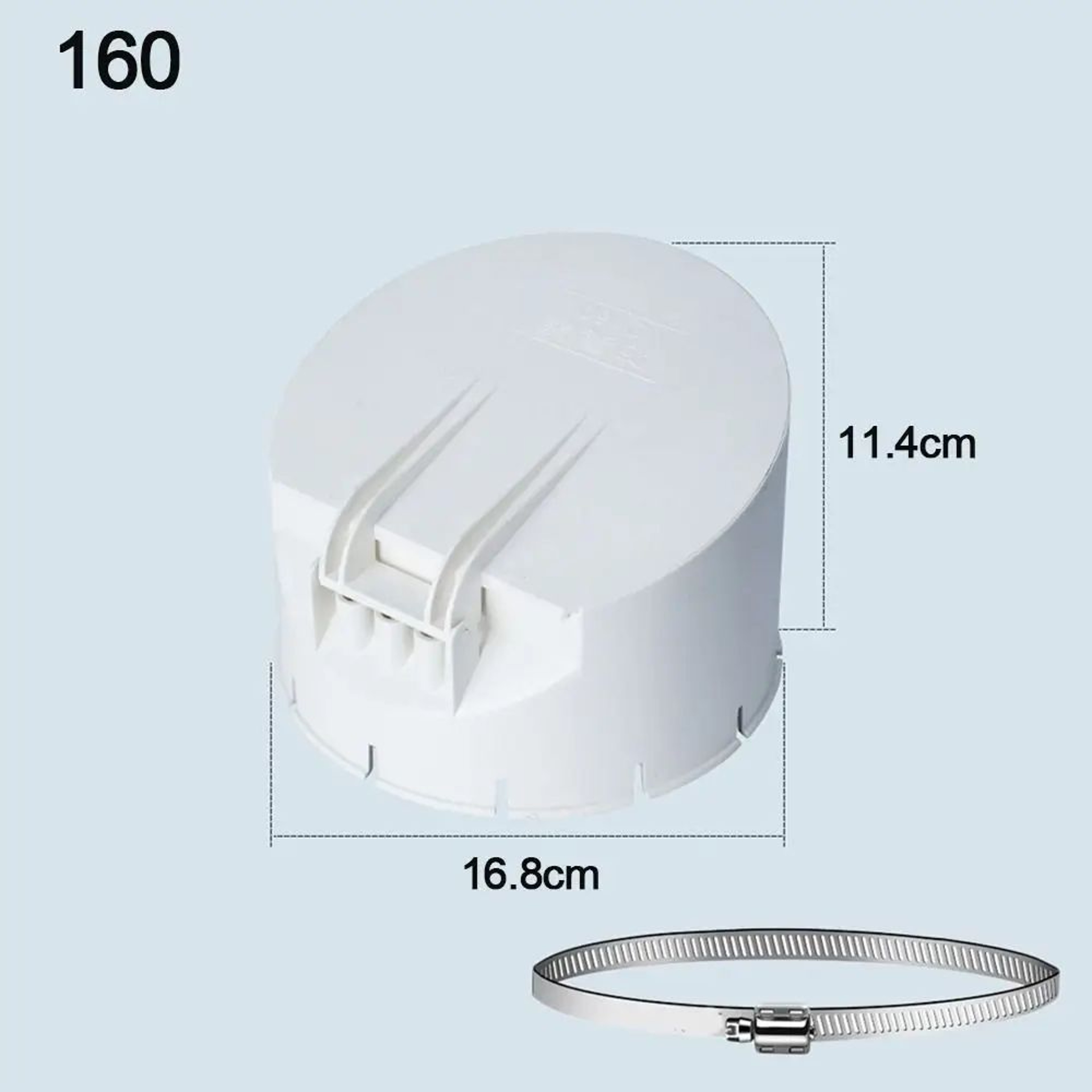 Universal AntiOdor Floor Drain Cover  InsectProof Rain Pipe Cap For 50160mm Pipes 9