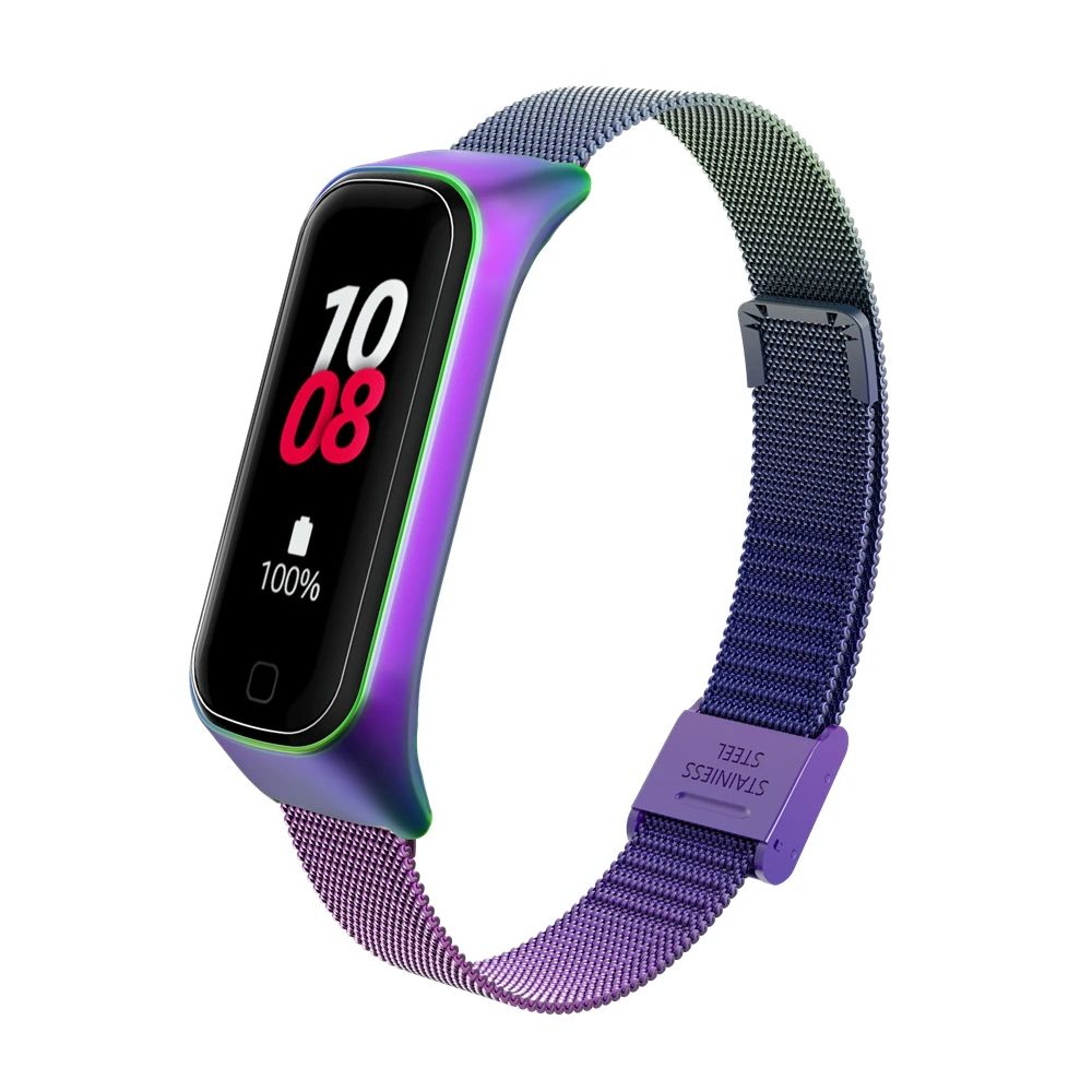 Samsung Galaxy Fit 2 Metal Band  Premium Stainless Steel Replacement Strap For Fit2 R220 2