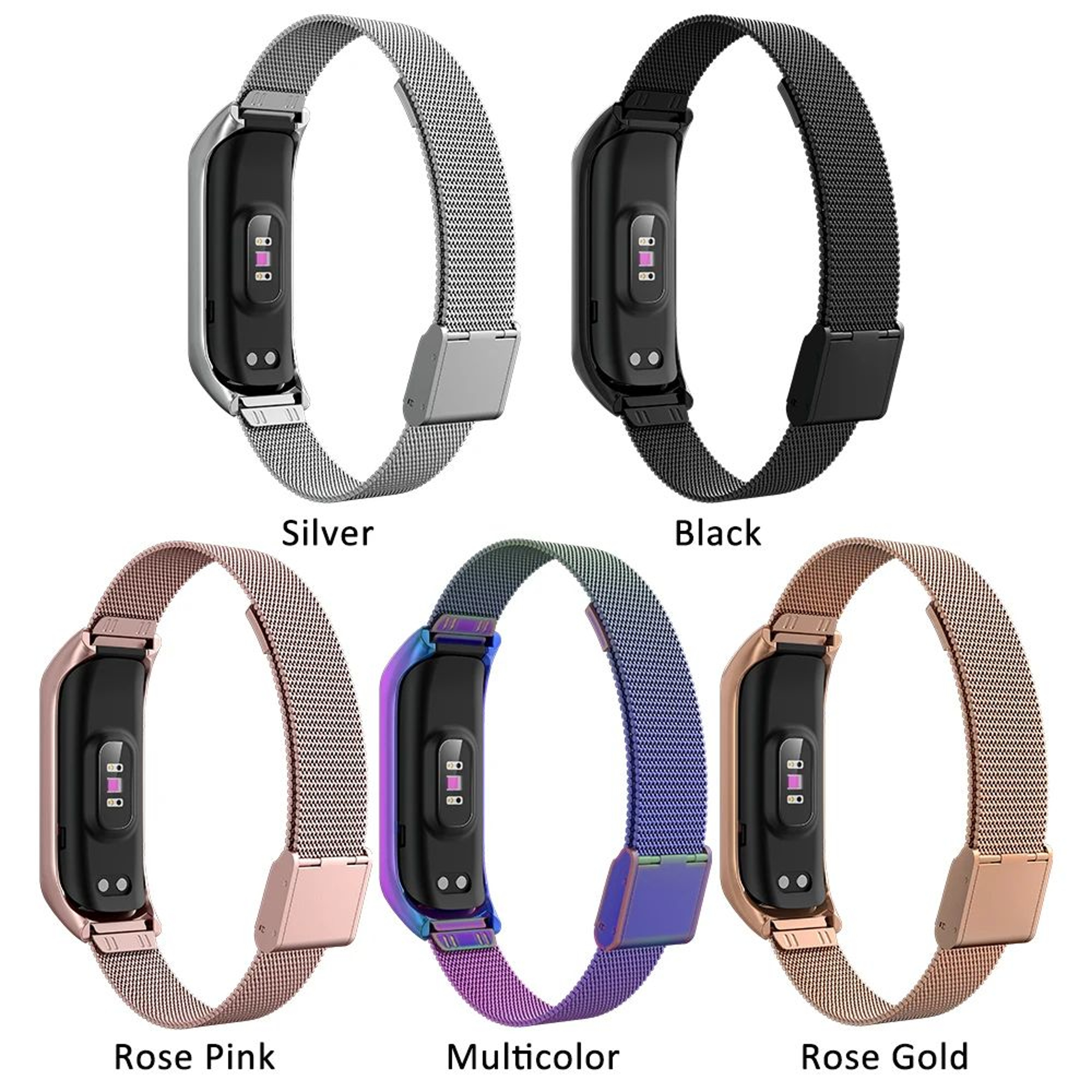 Samsung Galaxy Fit 2 Metal Band  Premium Stainless Steel Replacement Strap For Fit2 R220 5