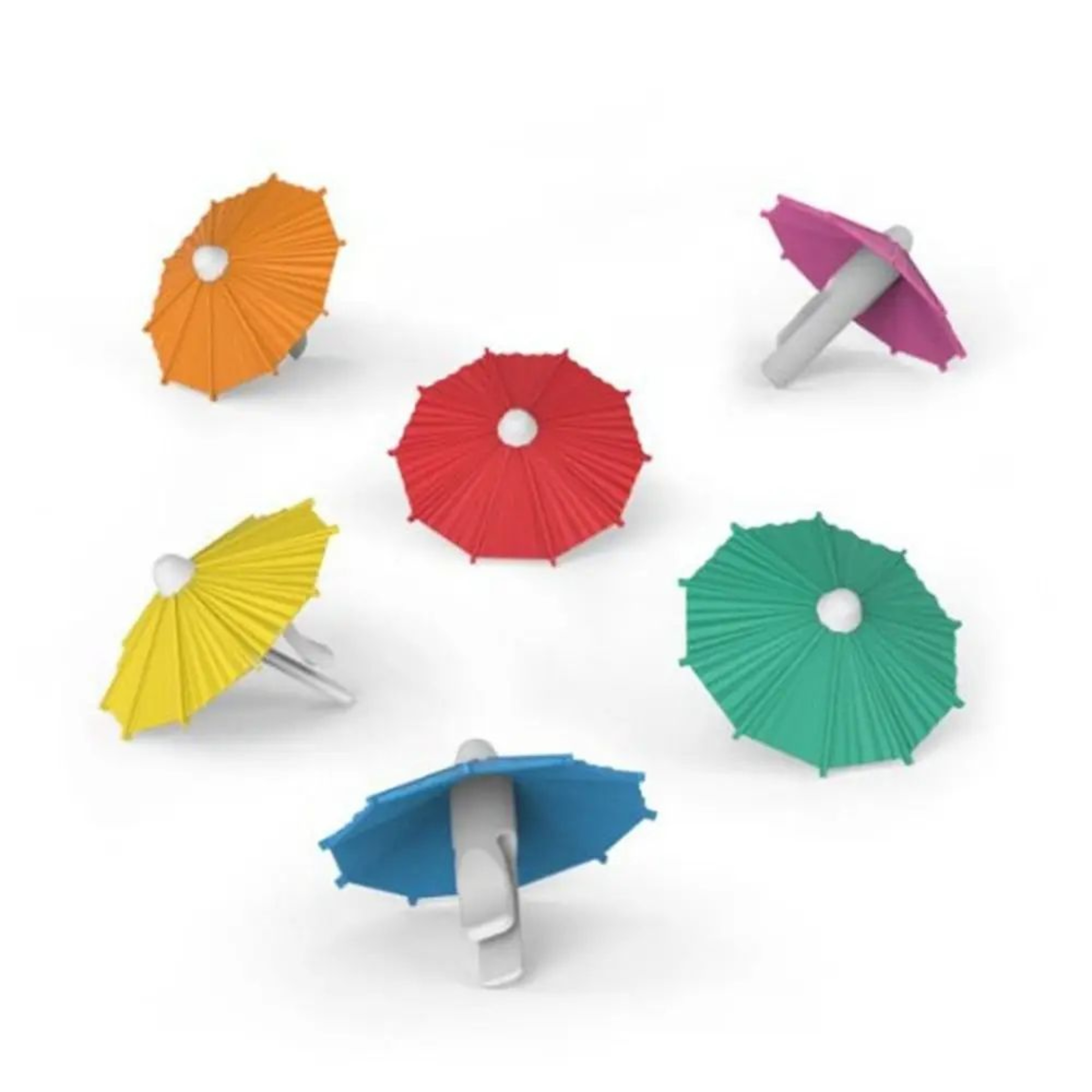 Creative Silicone Wine Glass Markers And Drink Charms With Cocktail Picks 9