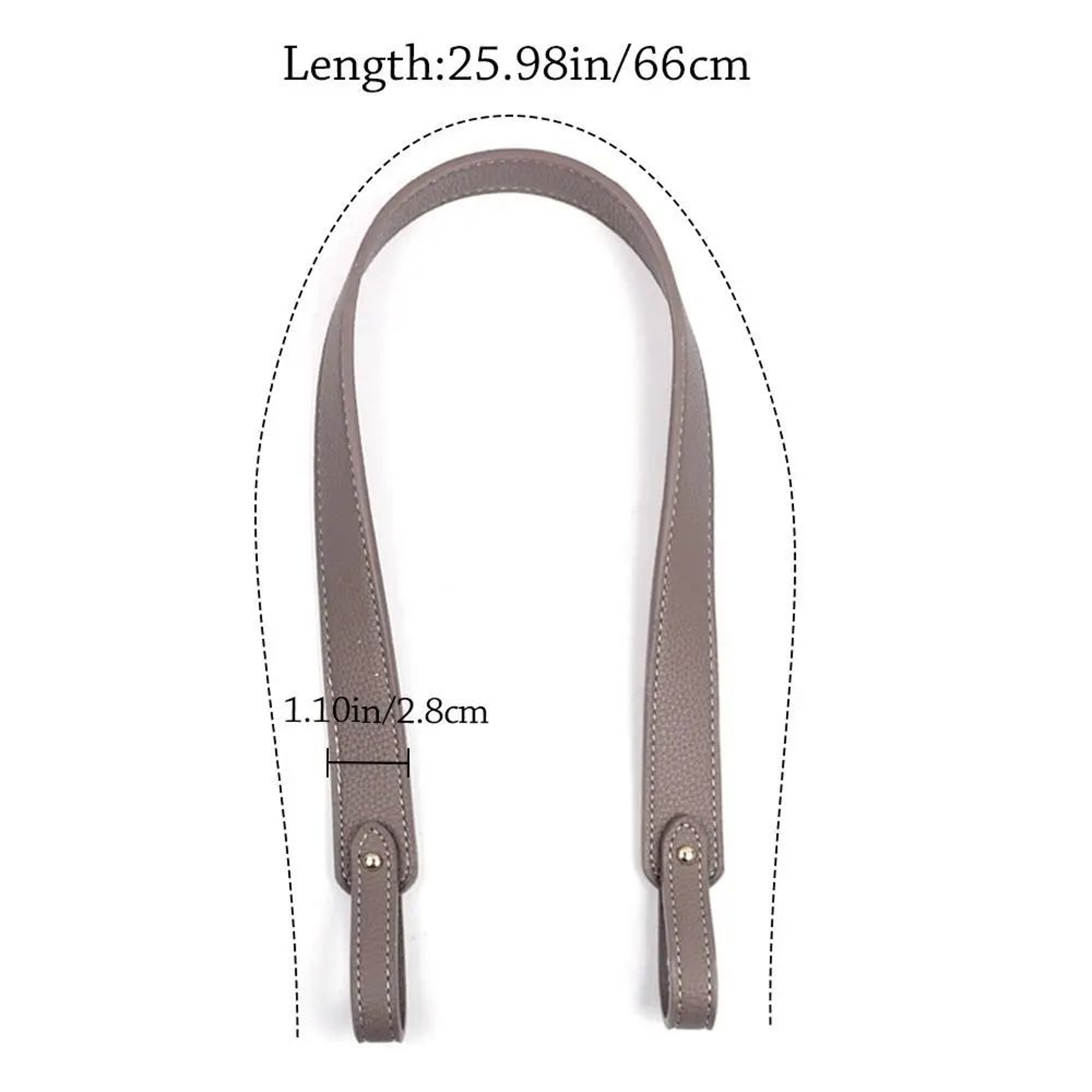 Premium Adjustable Leather Crossbody Strap Replacement For Handbags 5