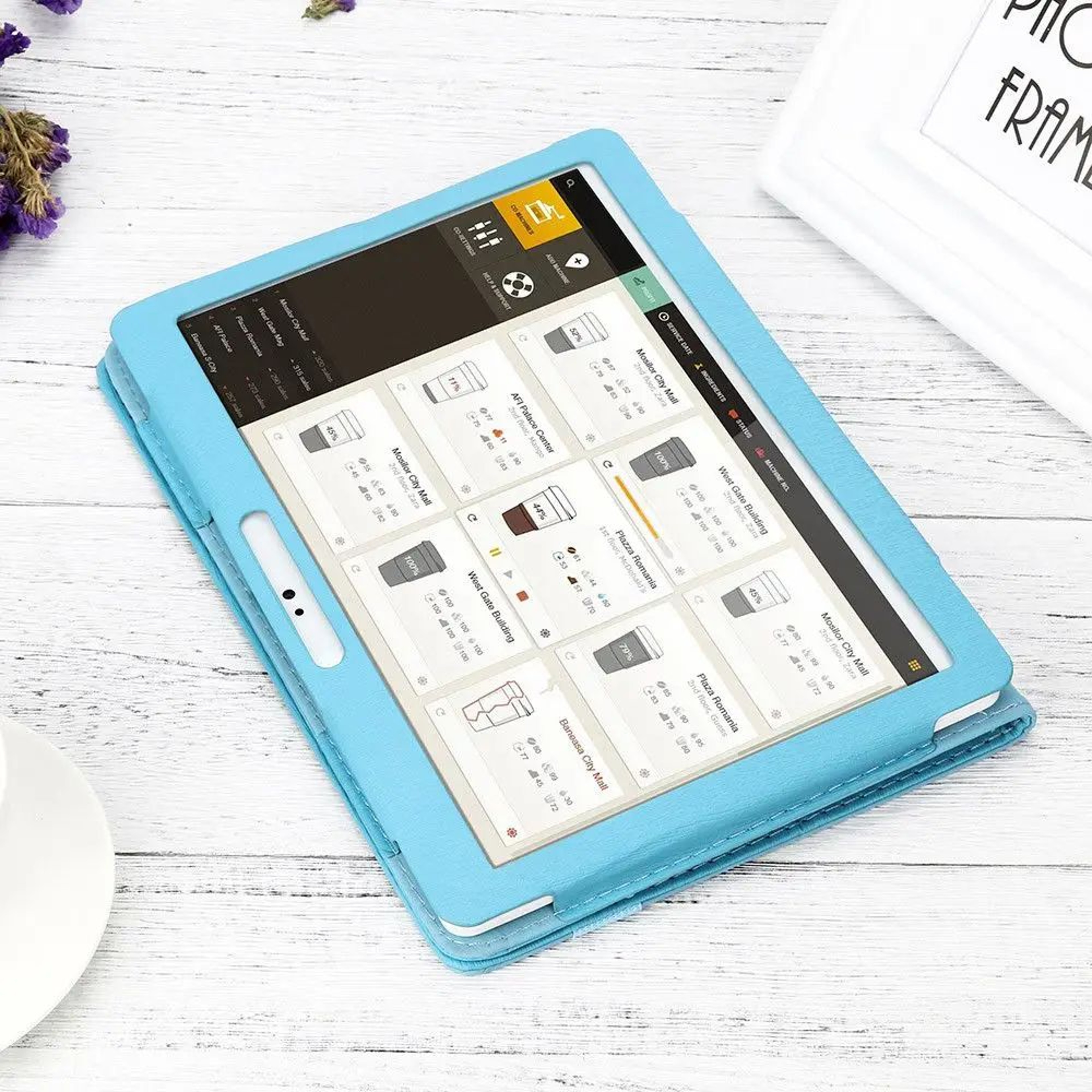 Universal Leather Flip Stand Tablet Case For 101 Inch Devices  Adjustable Protective Cover 2
