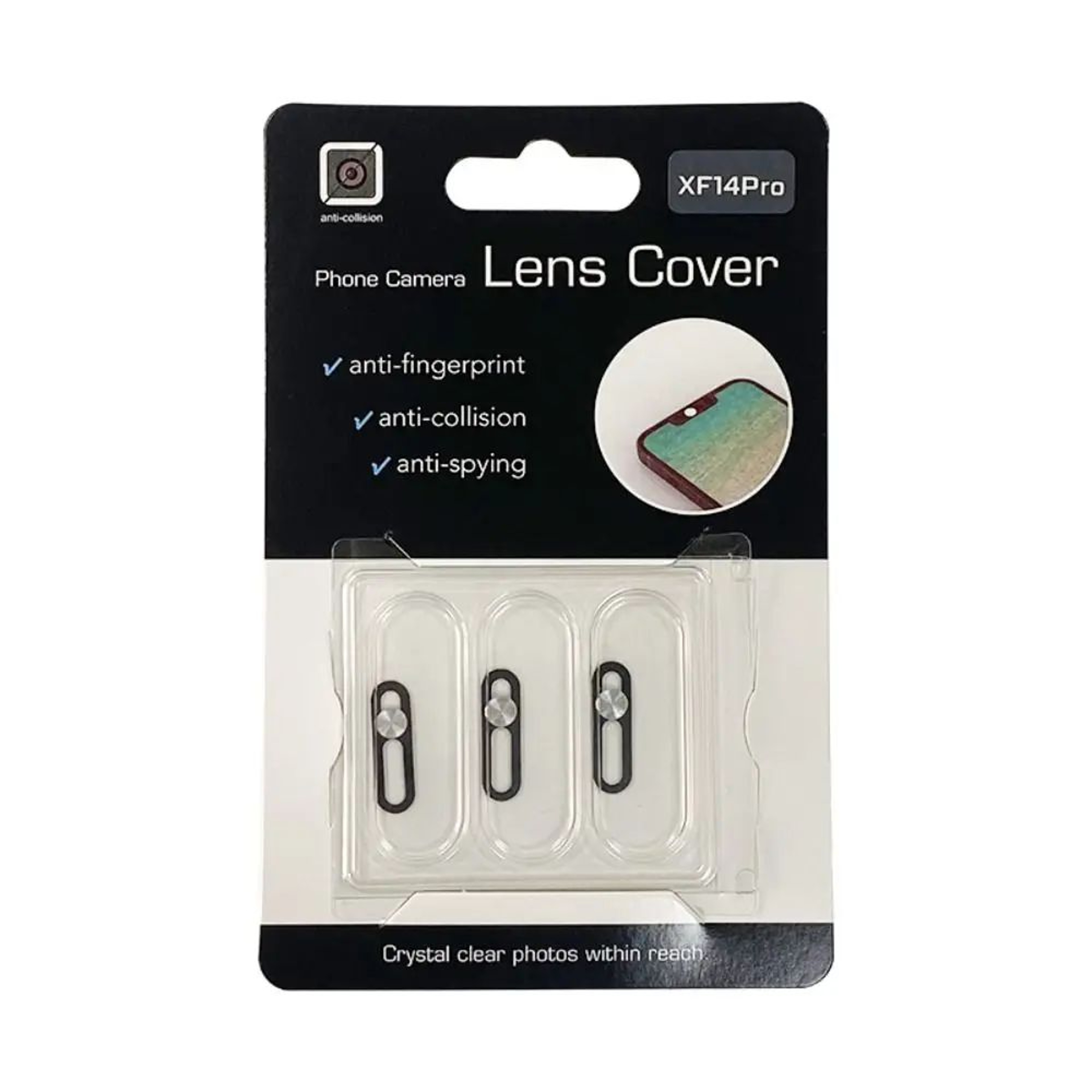 UltraSlim Webcam Cover Slider For IPhone 14 Series  Privacy Camera Shield 3Pack 9