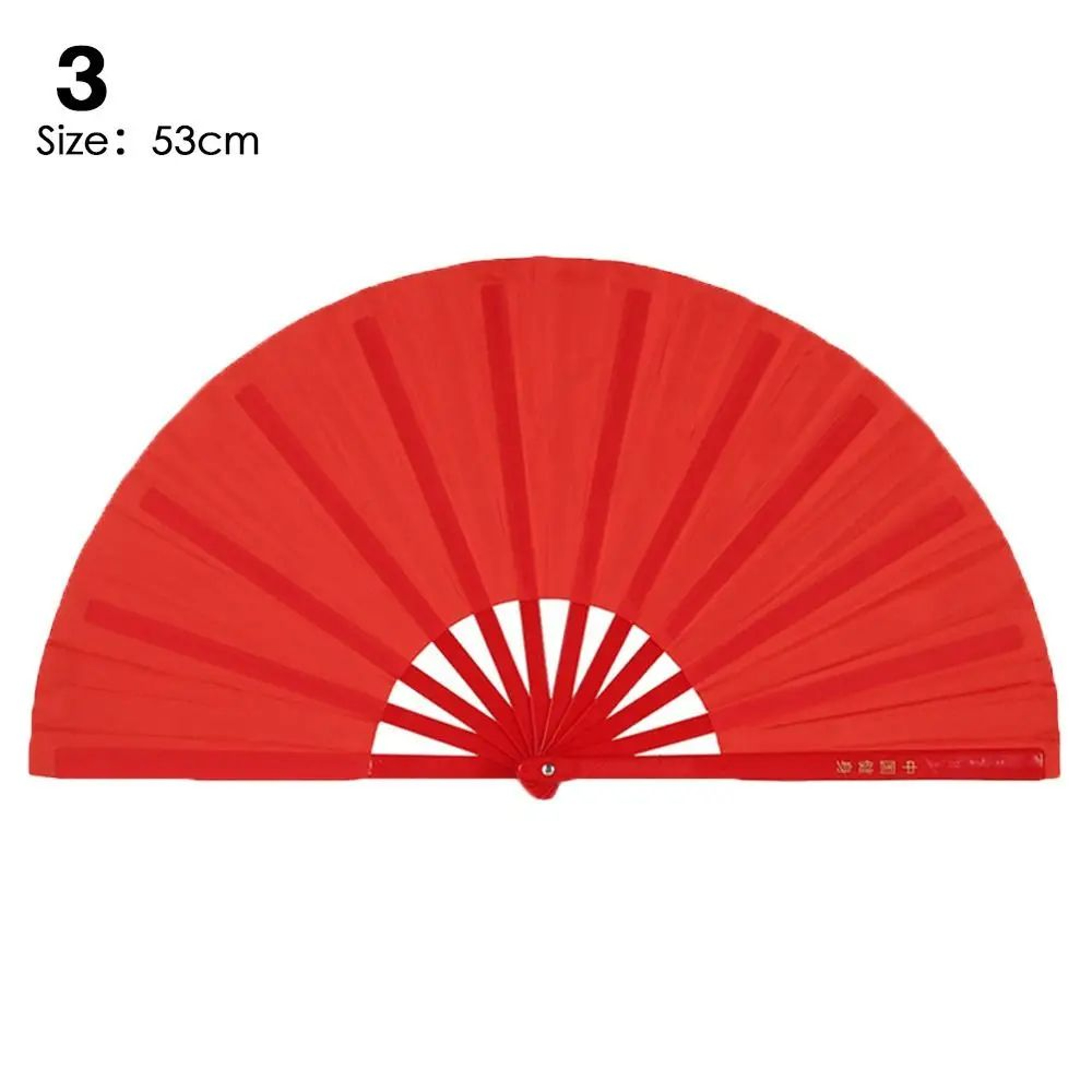 Black Red Tai Chi Fan For Kung Fu Dance And Stage Performance 8