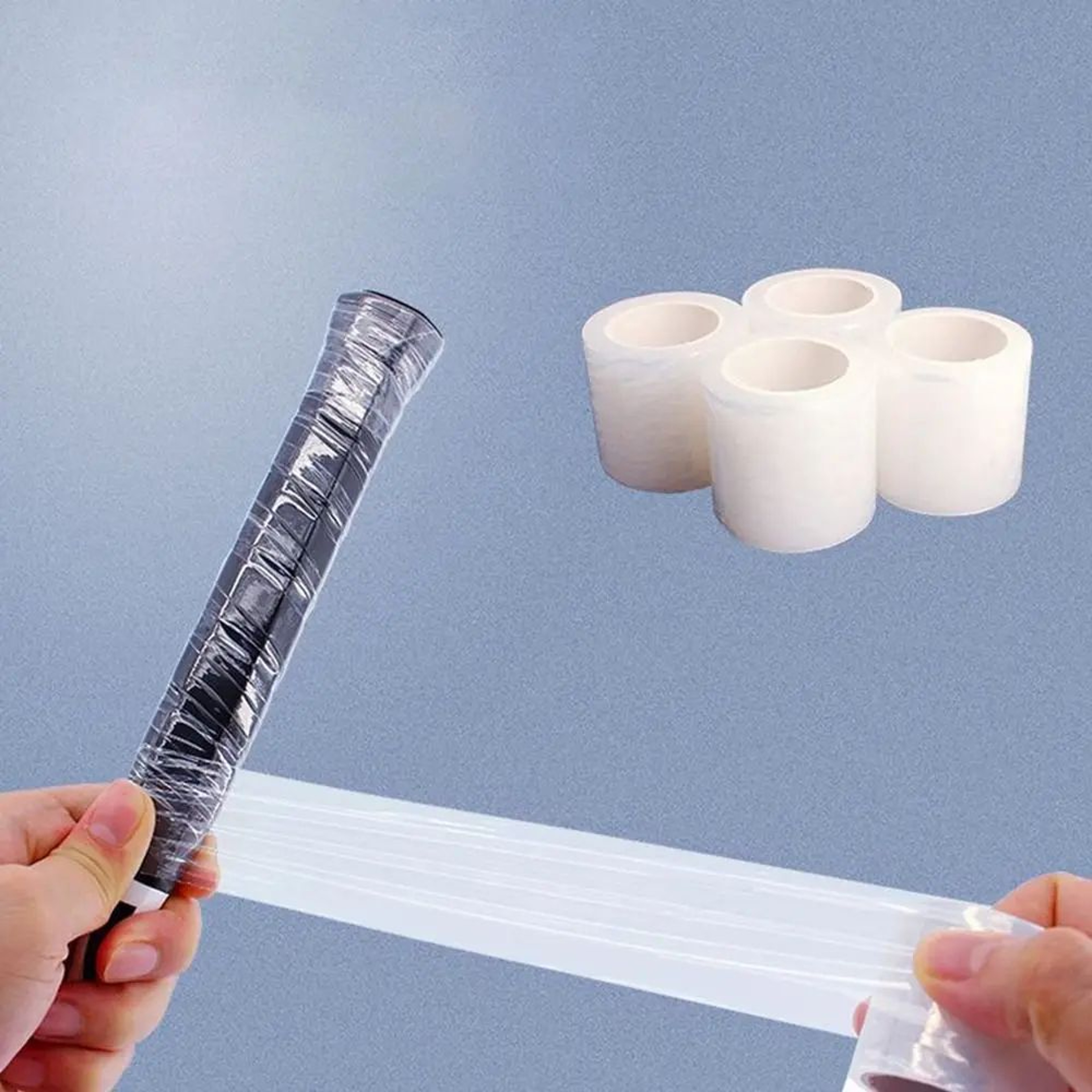 ClearShield Badminton Racket Overgrip Transparent AntiStick Handle Wrap 0