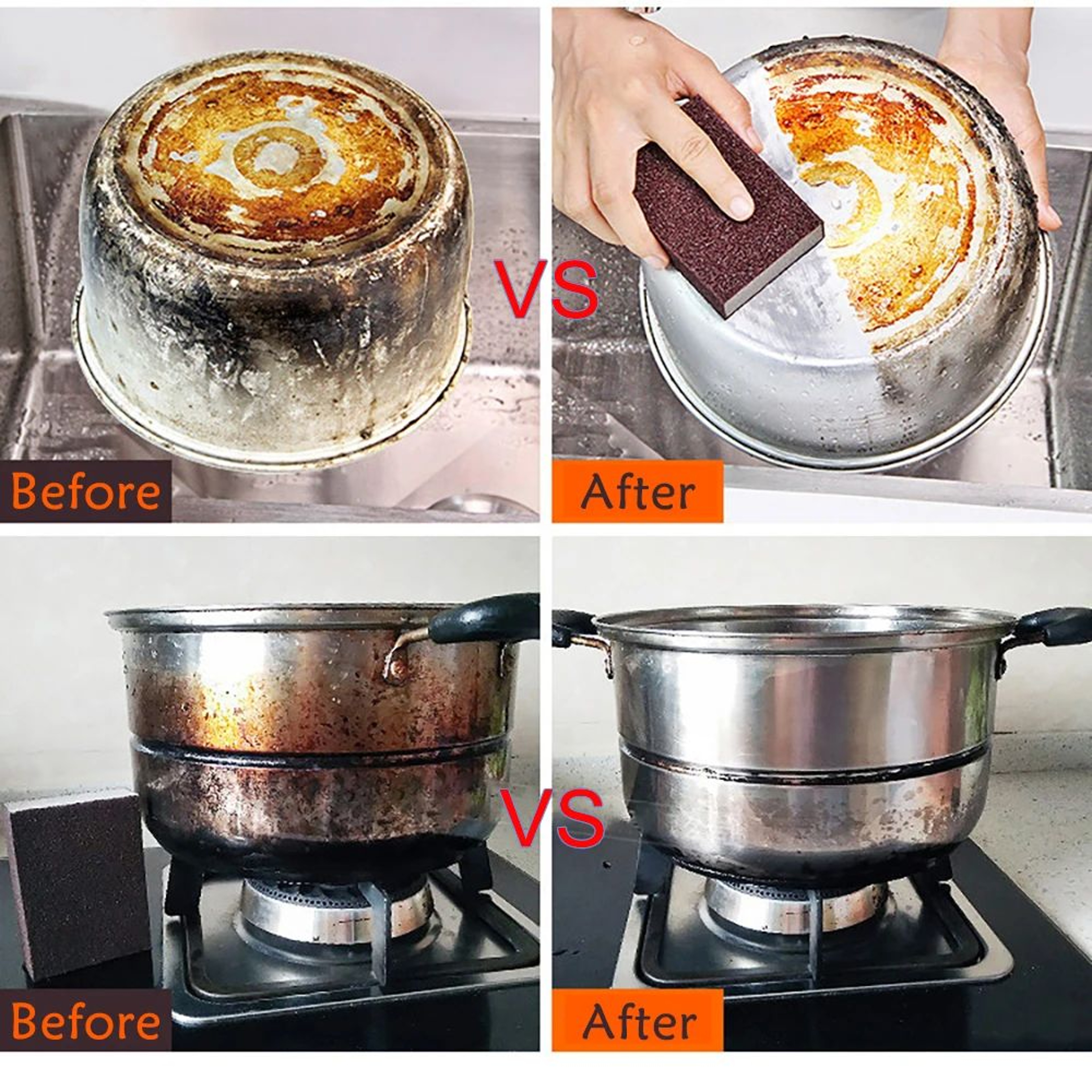 Magic Melamine Pot  Pan Cleaning Brush 5