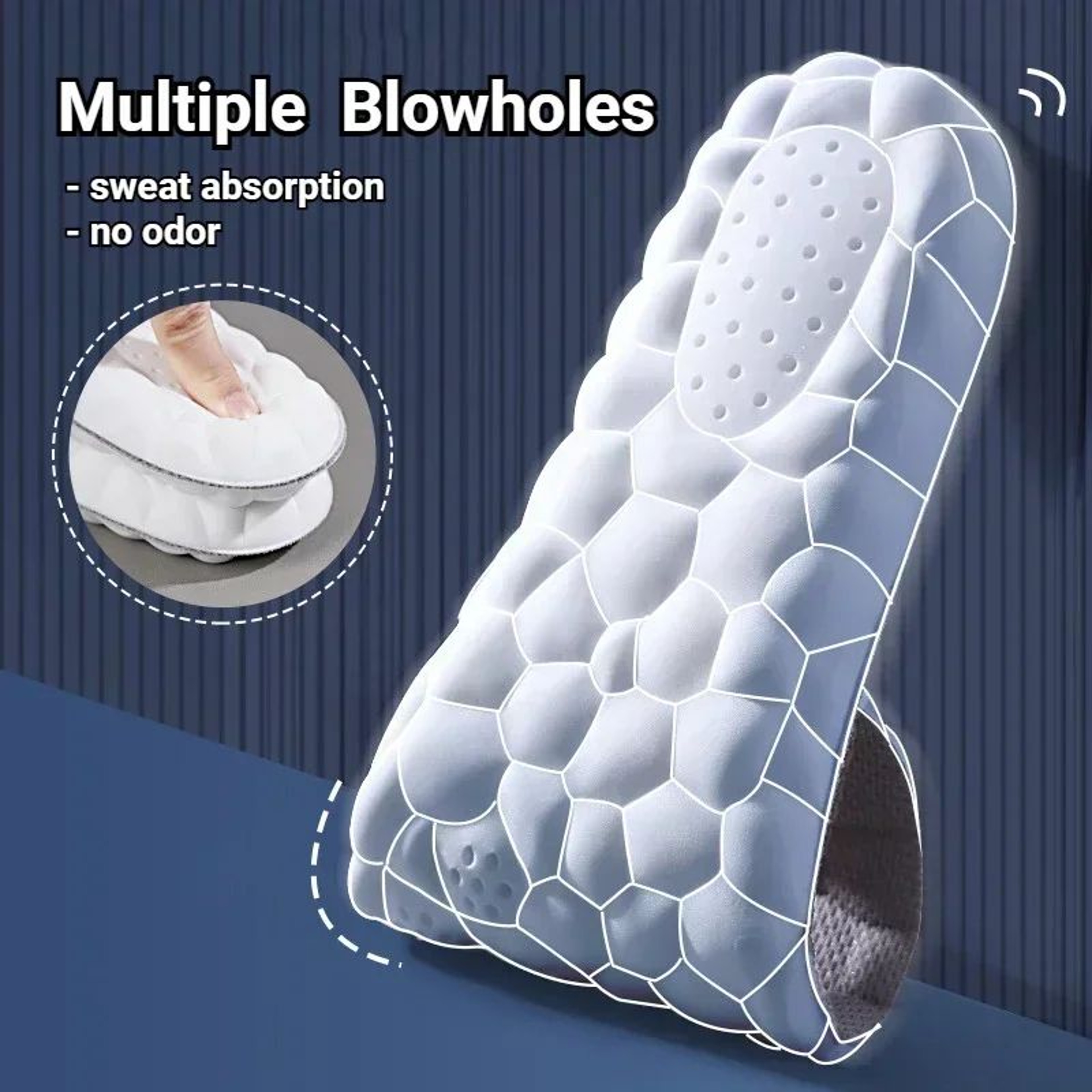 CloudStep 4D Orthopedic Massage Insoles For Running  AllDay Comfort 2