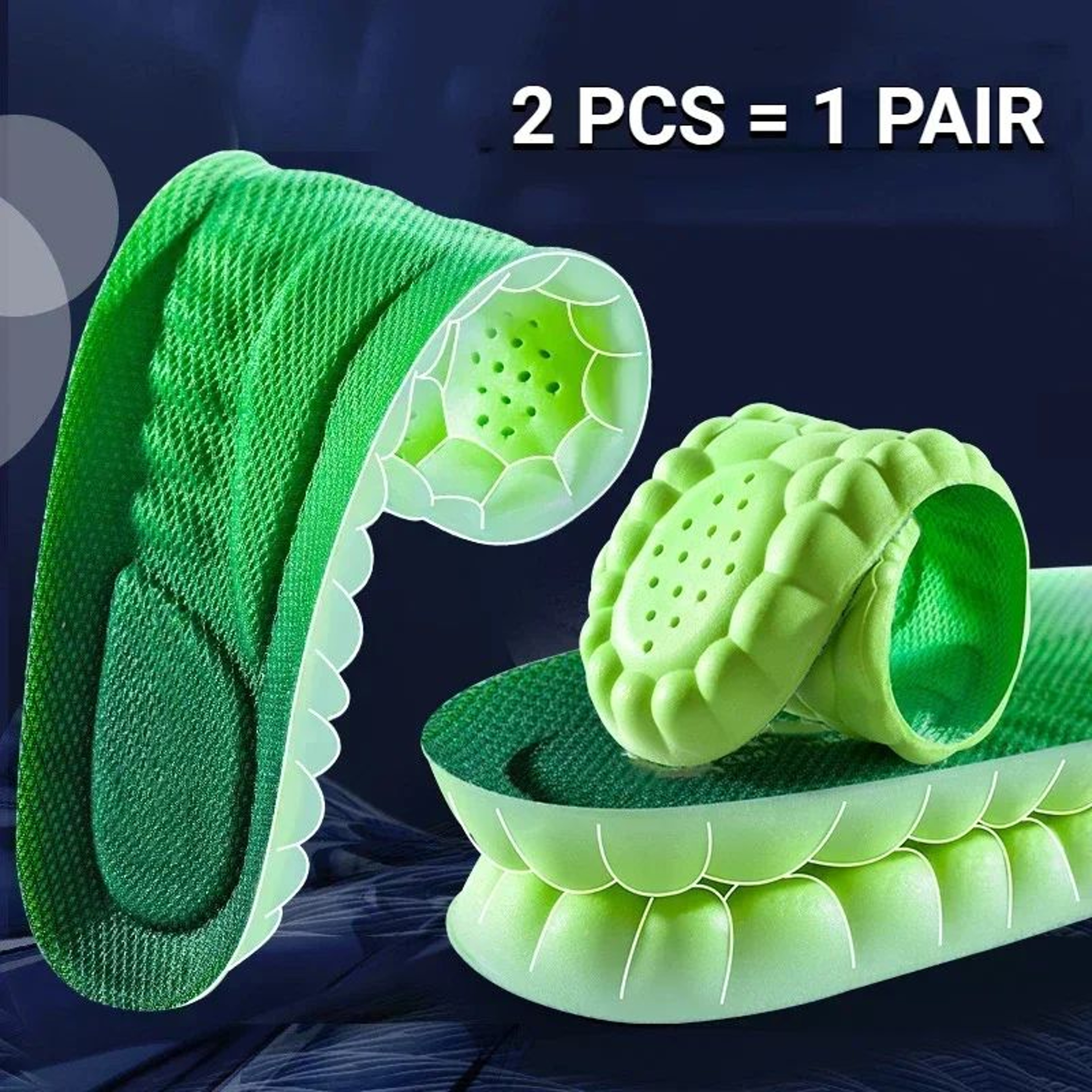 CloudStep 4D Orthopedic Massage Insoles For Running  AllDay Comfort 10
