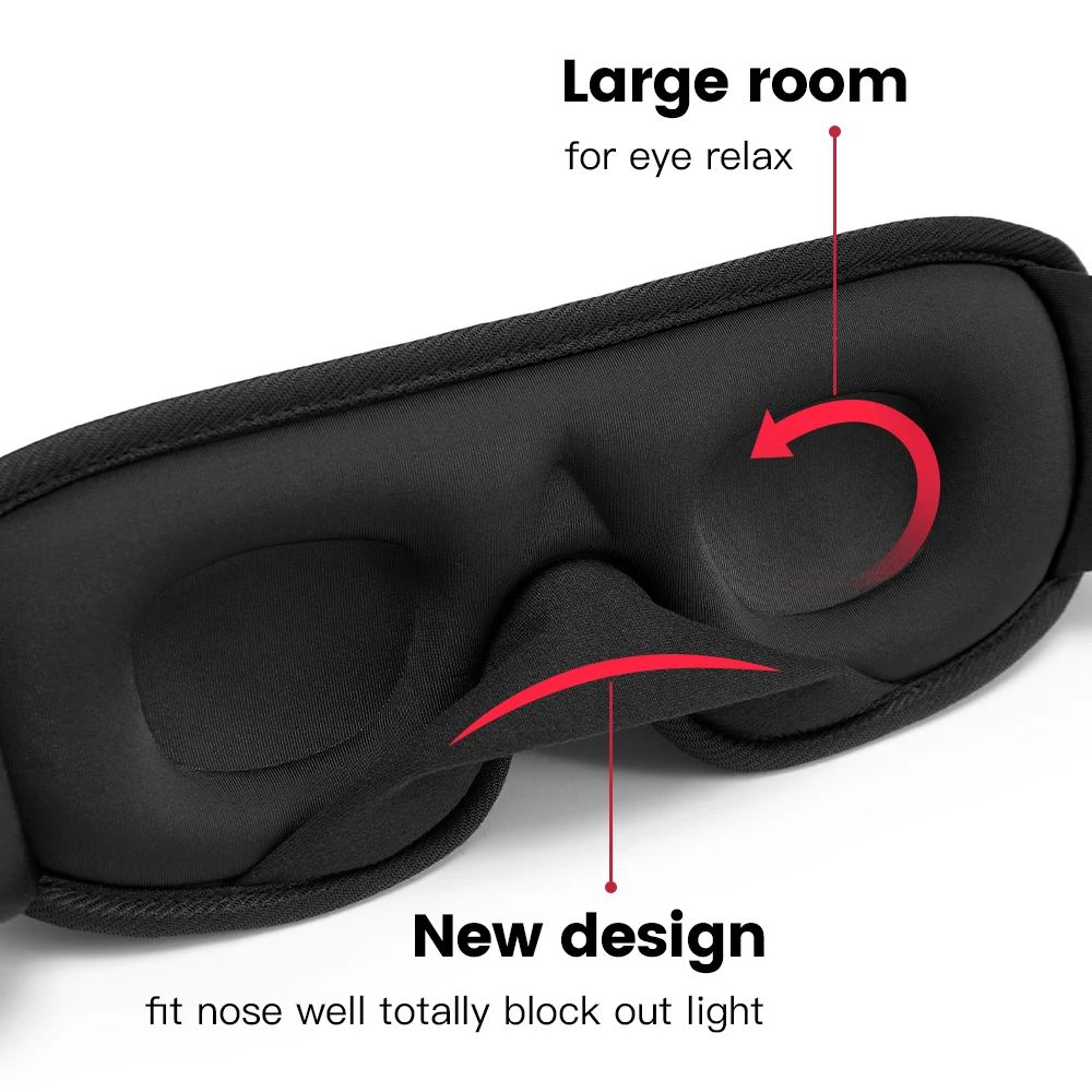 CloudSoft 3D Sleep Mask For Total Light Blocking And Deep Rest 2