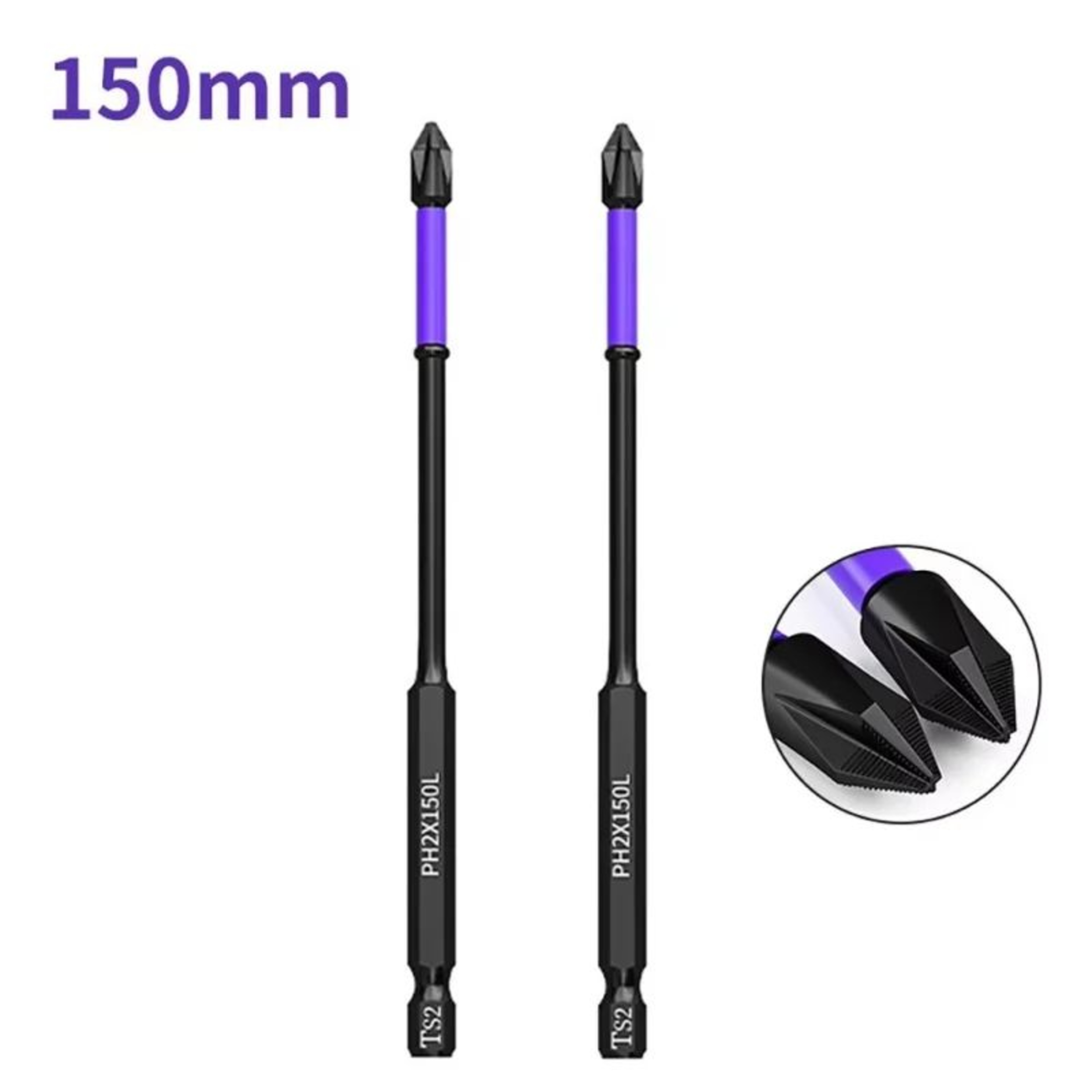 MagGrip Pro Magnetic Screwdriver Bits Set  ImpactReady Phillips Impact Bits For Power Drills  Drive 6