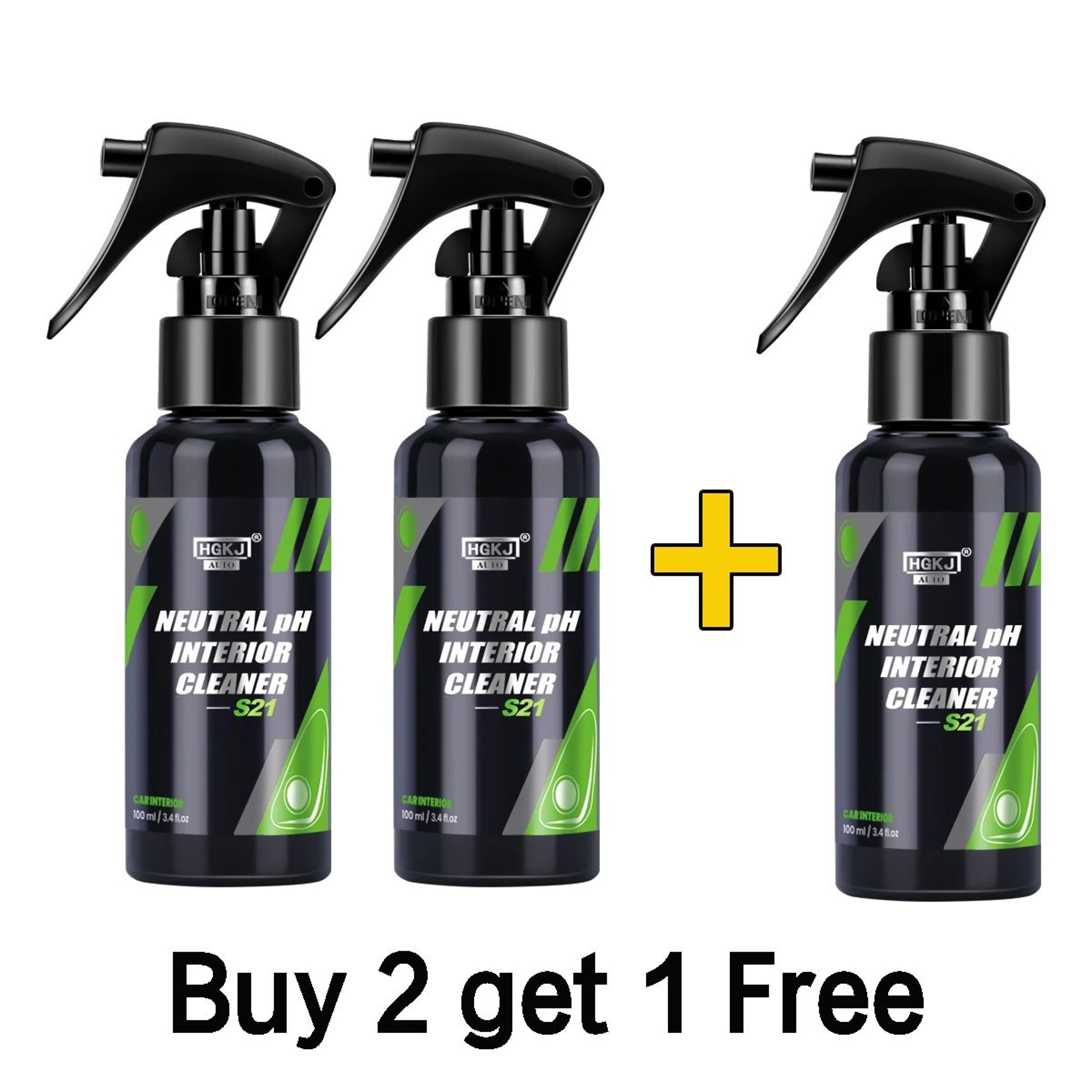 HGKJ S21 Waterless Car Interior Cleaner For Dashboard Ceiling  Upholstery 9